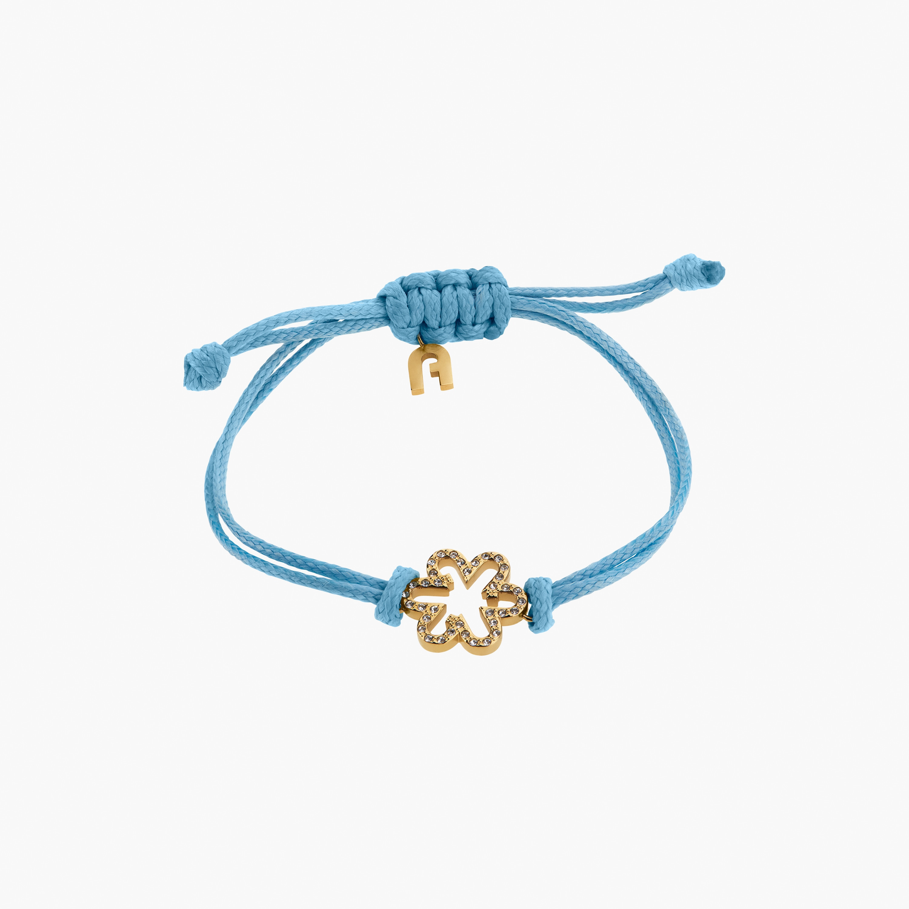 سوار فورلا فلور للسيدات من حبل ذات ستانلس ستيل وقطن | مقاس واحد-women-watchesandjewellery-jewellery-banglesandbracelets-image-1