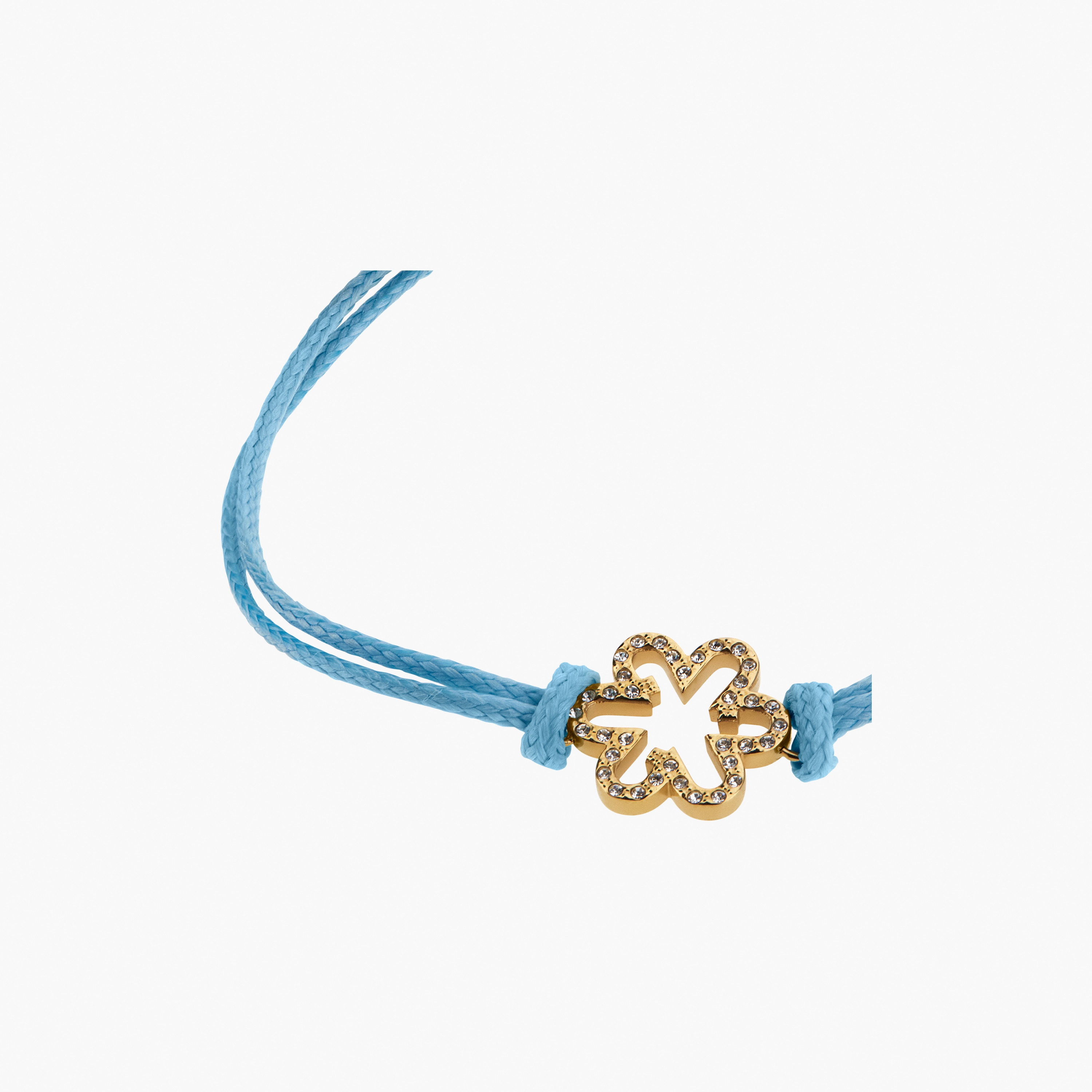 سوار فورلا فلور للسيدات من حبل ذات ستانلس ستيل وقطن | مقاس واحد-women-watchesandjewellery-jewellery-banglesandbracelets-image-2