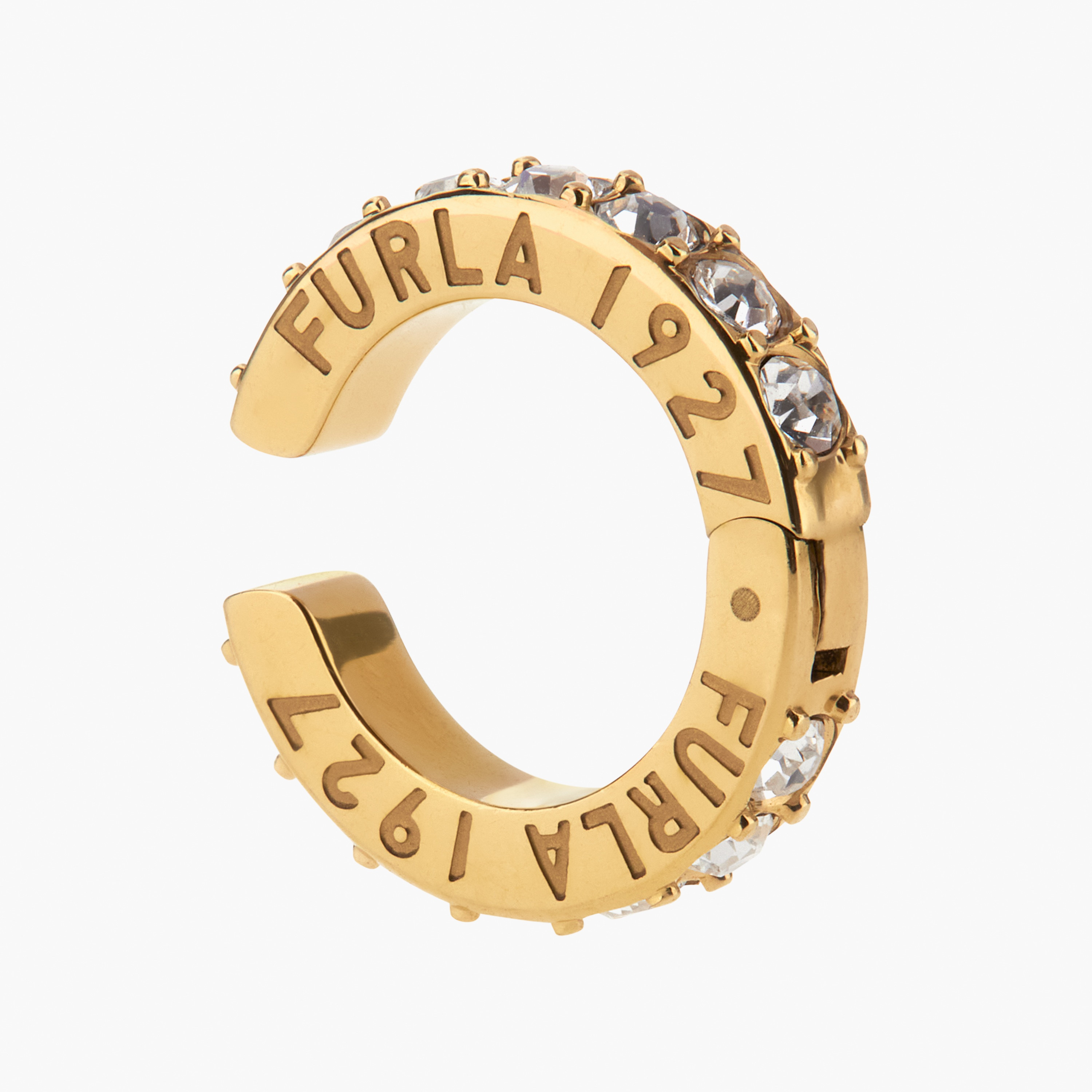 أقراط الأذن الكفة من فورلا 1927 للسيدات مع مزينة ذات ستانلس ستيل-women-watchesandjewellery-jewellery-earrings-image-1