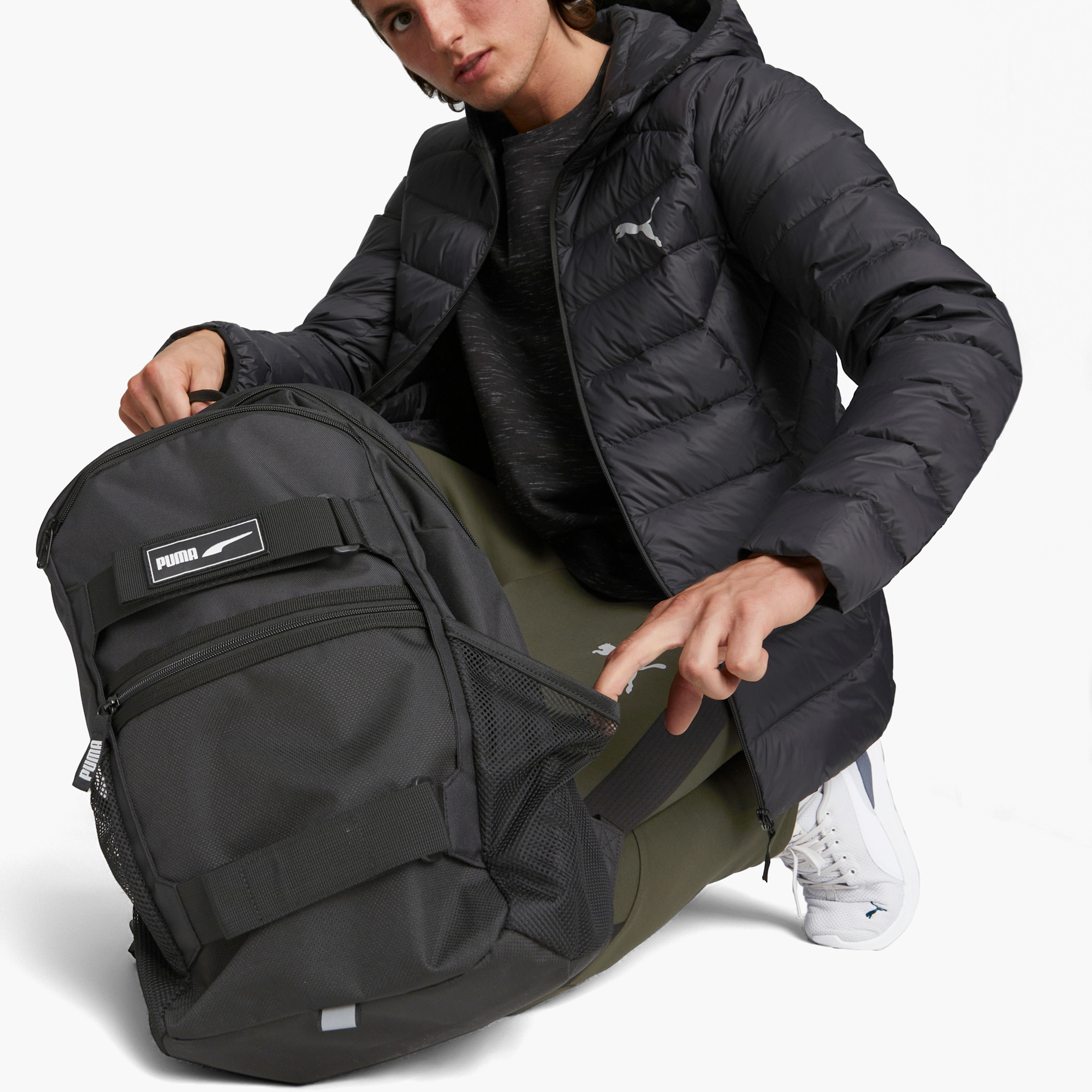 شنطة ظهر سادة بسحاب إغلاق وحمالات قابلة للتعديل من بوما-school-bagsandbackpacks-backpacks-image-4