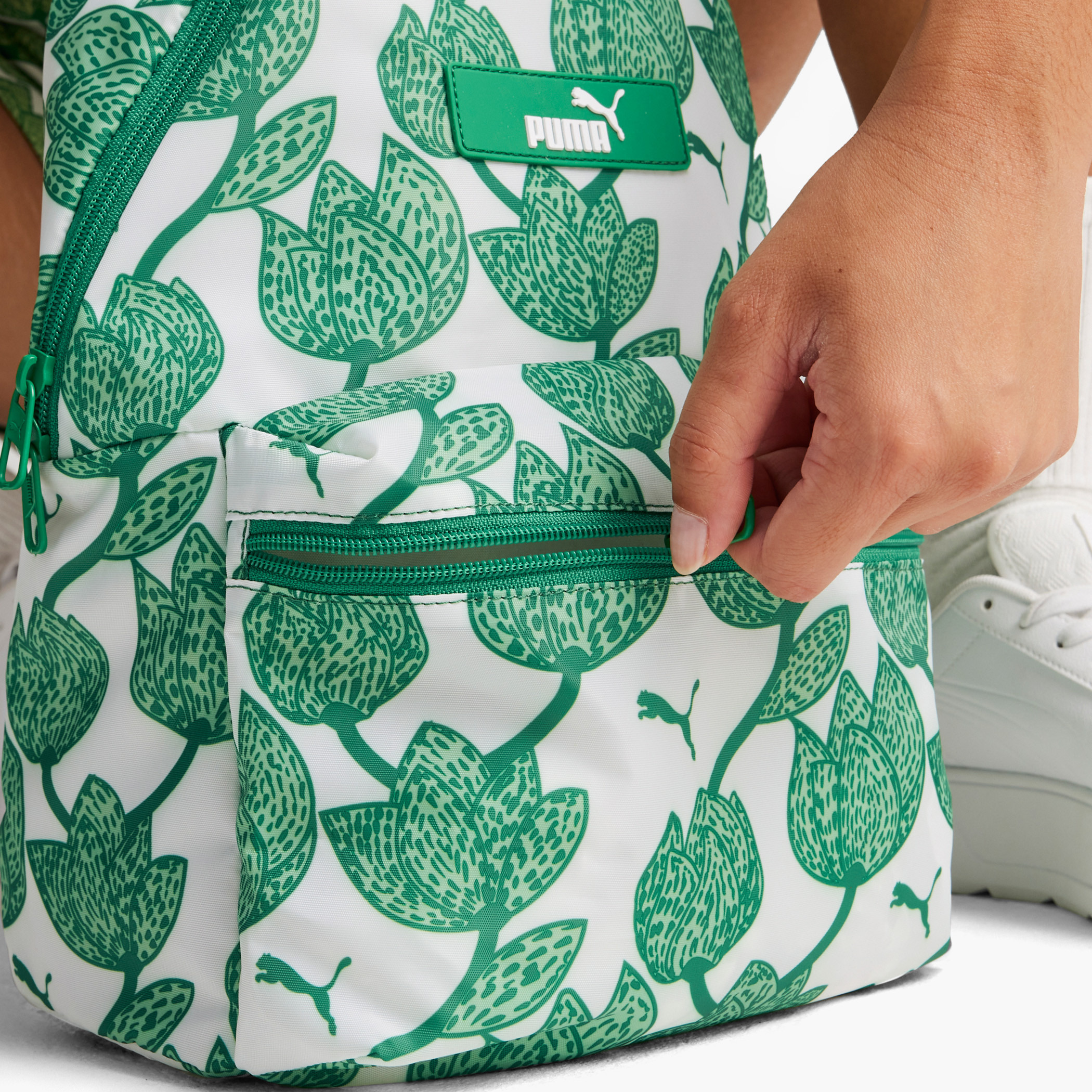 PUMA All-Over Floral Print Backpack with Adjustable Straps and Zip Closure - 14 inches-school-bagsandbackpacks-backpacks-image-5