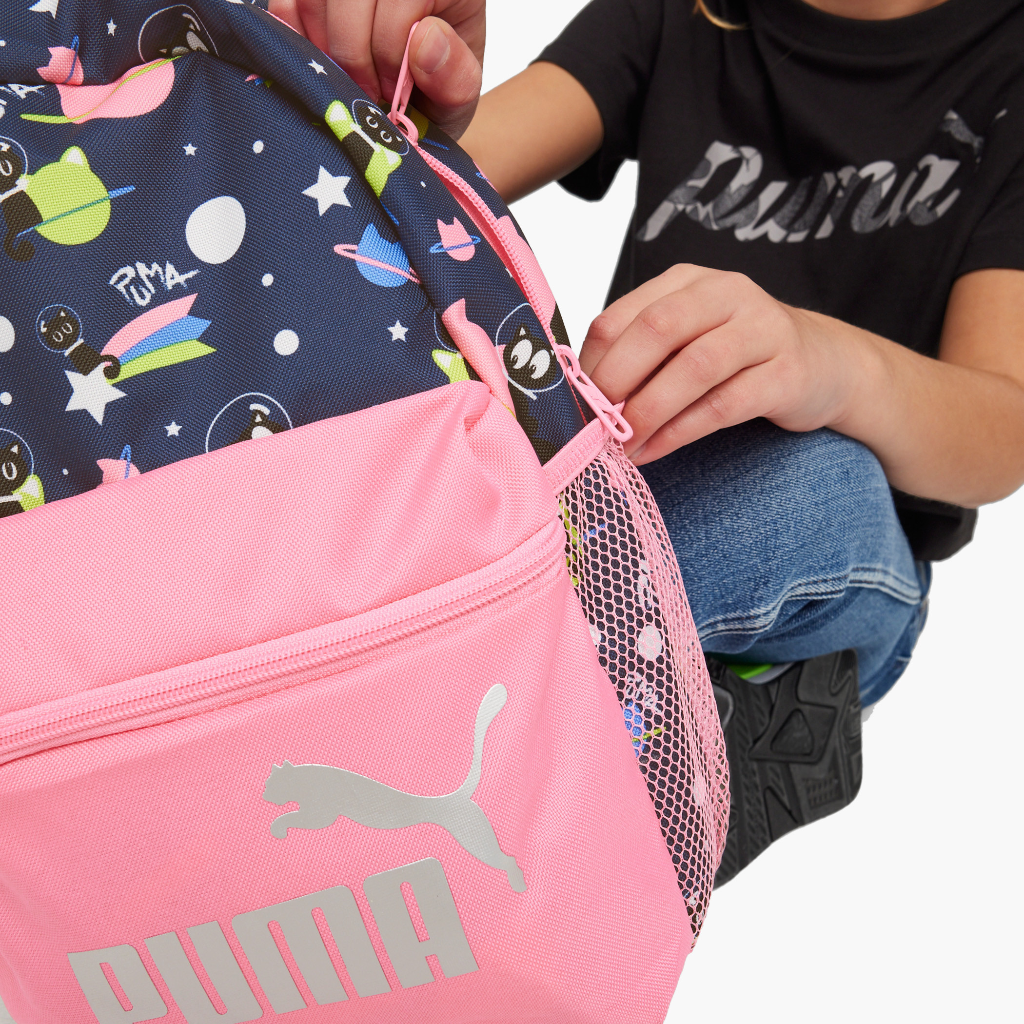 شنطة ظهر بطبعات بسحّاب إغلاق وحمّالات قابلة للتعديل من بوما - 14 بوصة-school-bagsandbackpacks-backpacks-image-5
