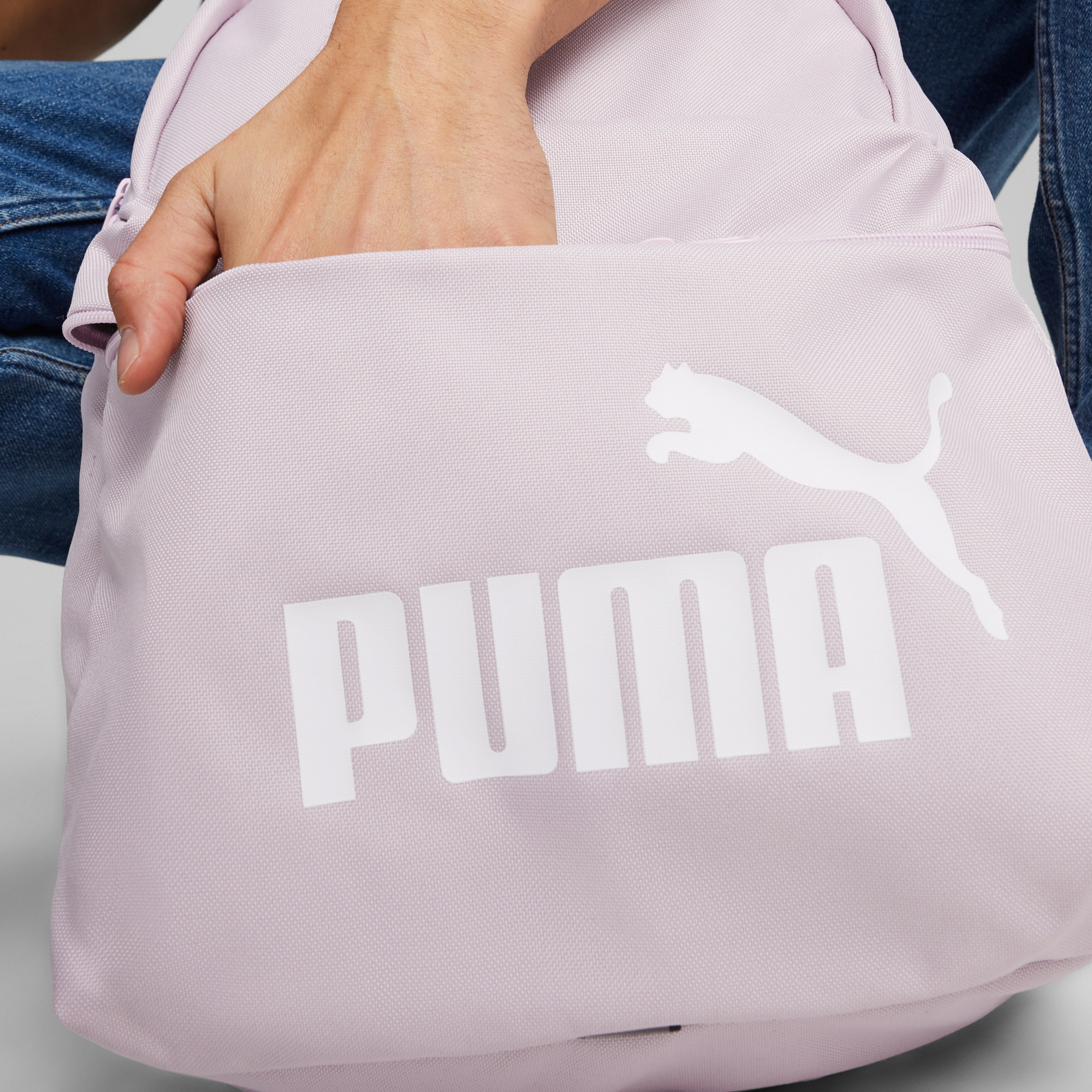 PUMA Logo Print Backpack with Adjustable Straps and Zip Closure - 18 inches-school-bagsandbackpacks-backpacks-image-5