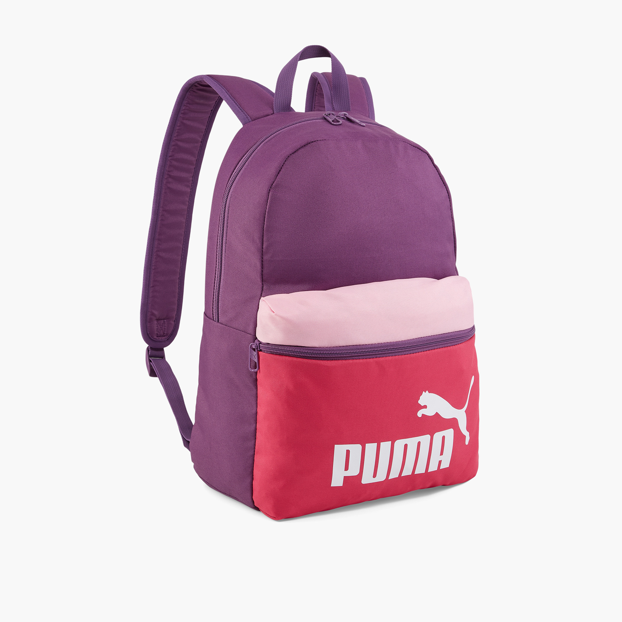 PUMA Phase Colorblock Backpack with Adjustable Straps and Zip Closure - 18 inches-school-bagsandbackpacks-backpacks-image-1