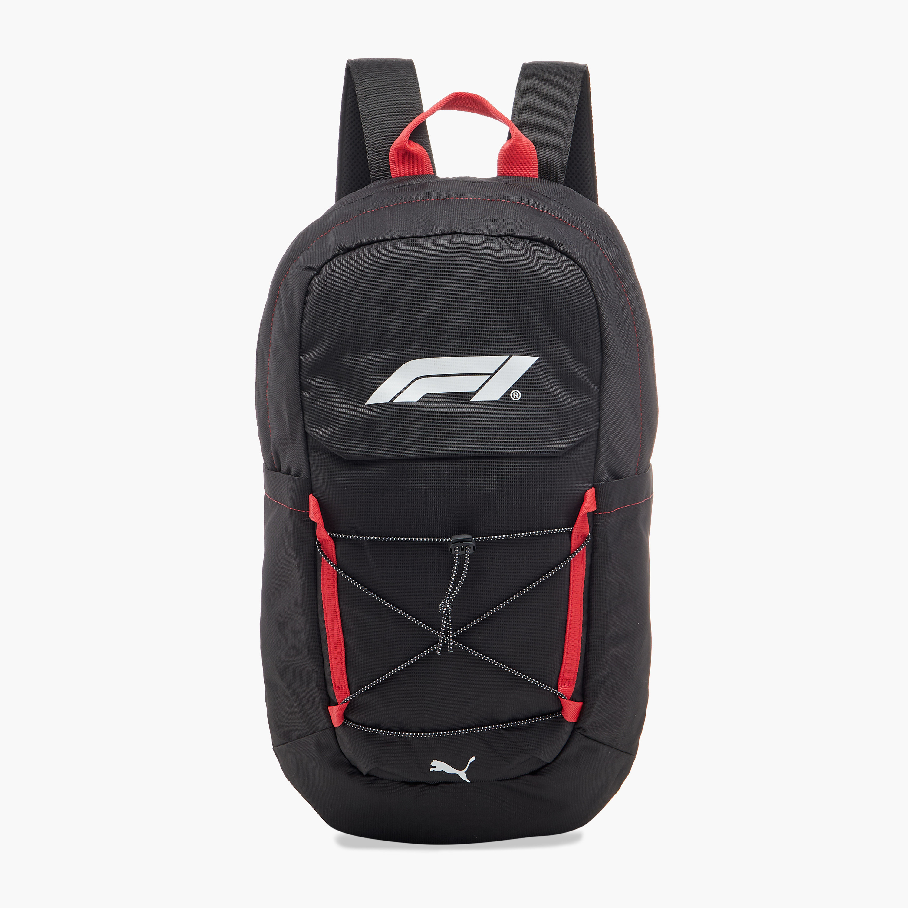 PUMA Logo Detail Backpack with Adjustable Straps and Zip Closure-school-bagsandbackpacks-backpacks-image-1