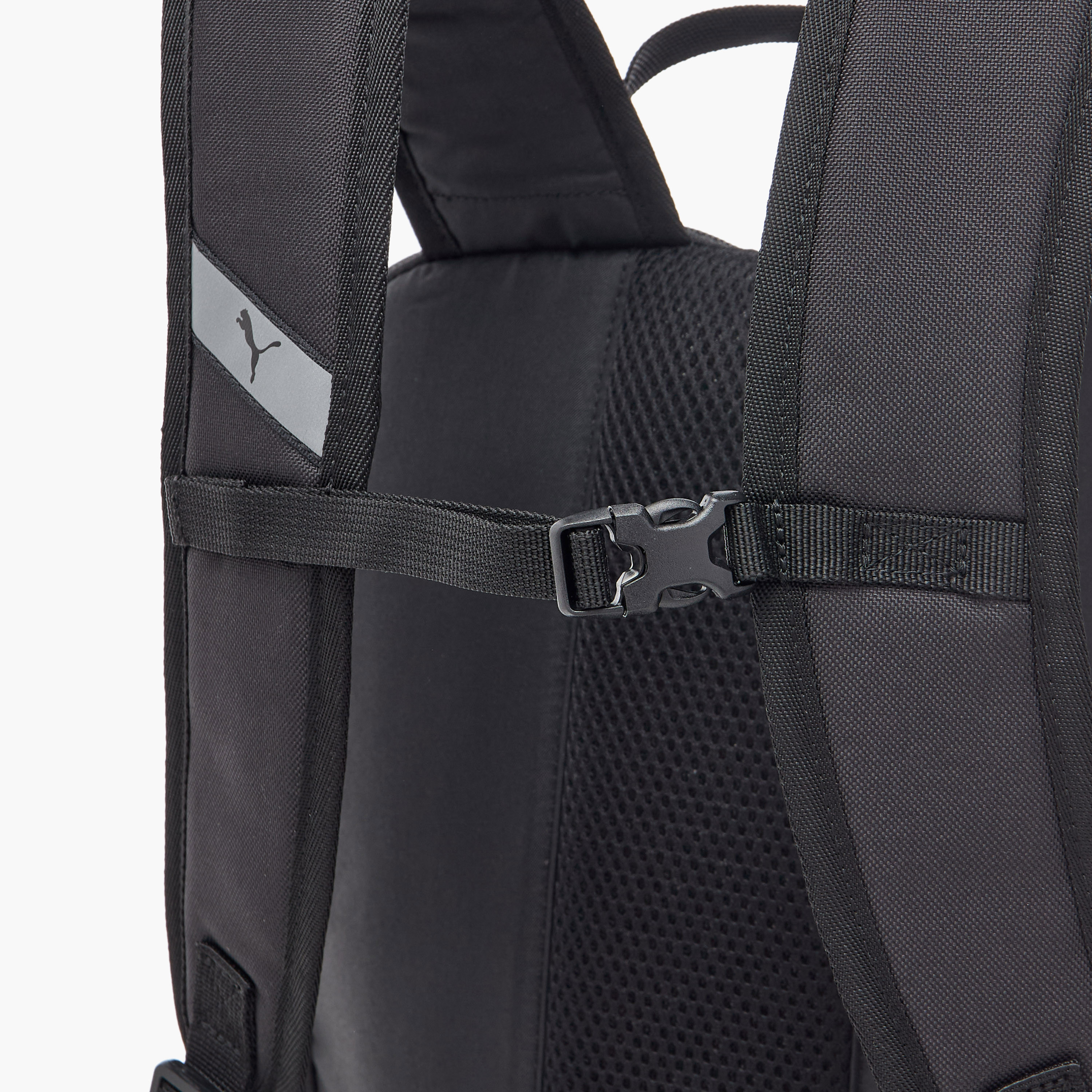 Puma Plus Pro Logo Print Backpack with Zip Closure and Adjustable Straps - 18 inches-school-bagsandbackpacks-backpacks-image-6