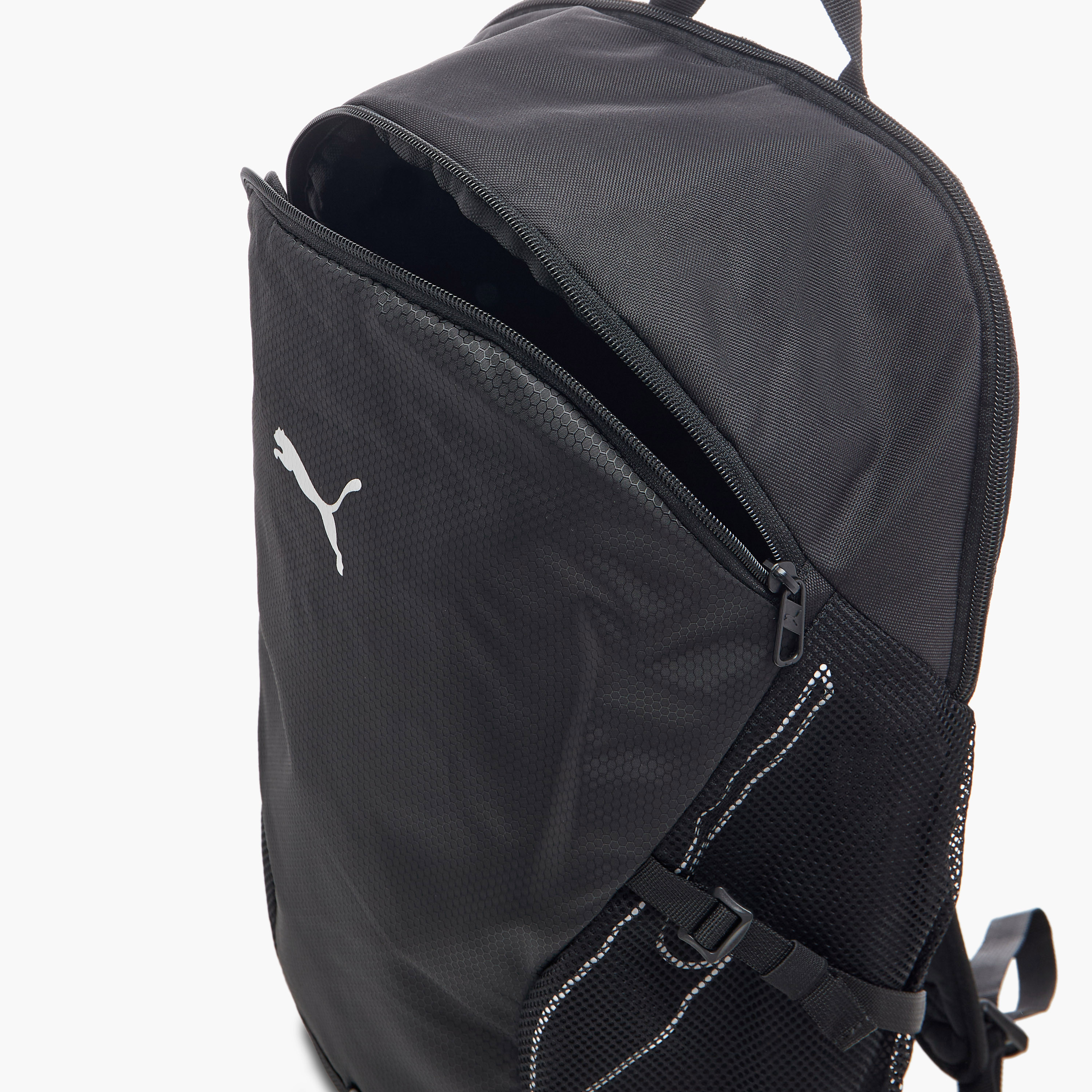 Puma Plus Pro Logo Print Backpack with Zip Closure and Adjustable Straps - 18 inches-school-bagsandbackpacks-backpacks-image-7