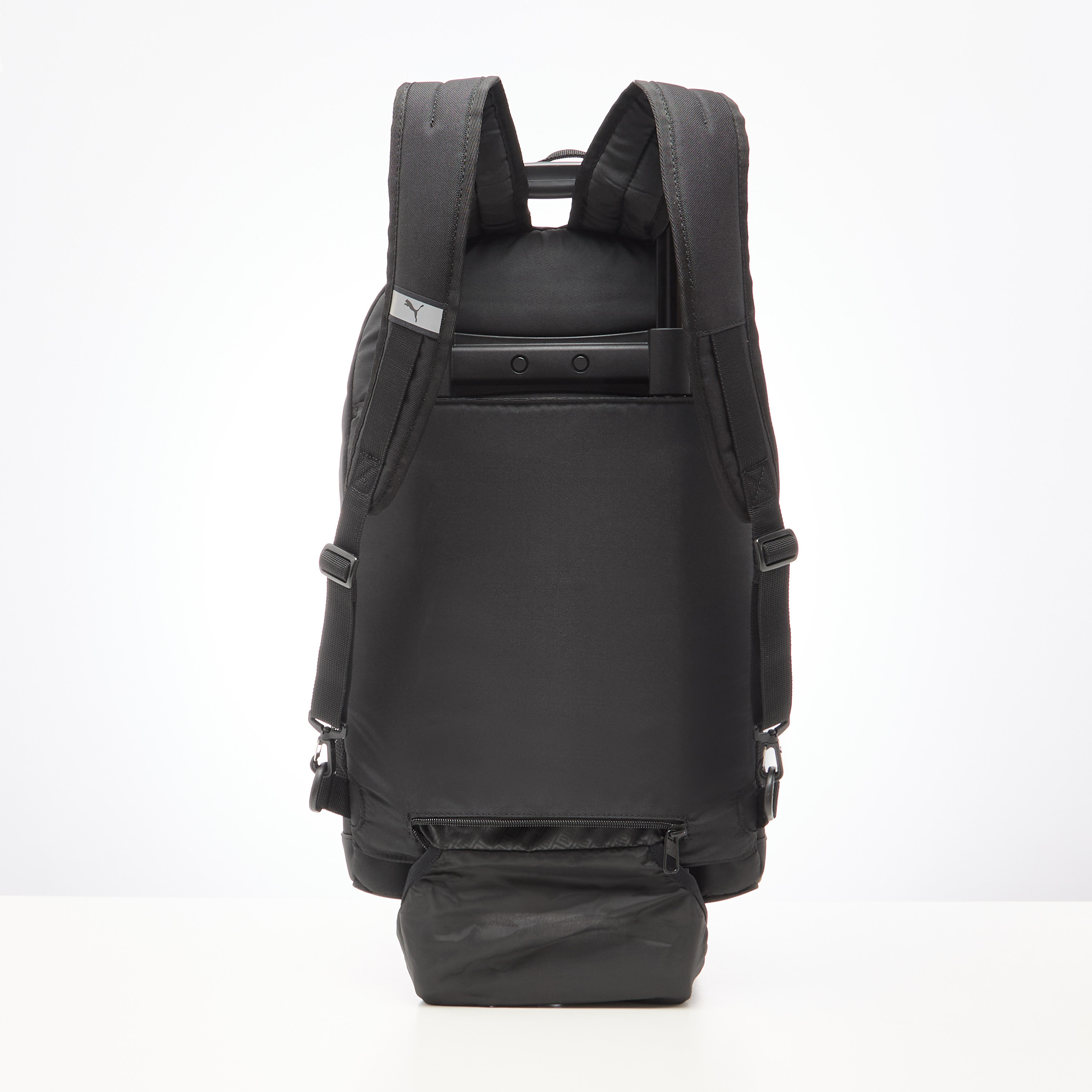 PUMA Academy Logo Detail Trolley Backpack with Retractable Handle and Zip Closure-school-bagsandbackpacks-trolleybags-image-4