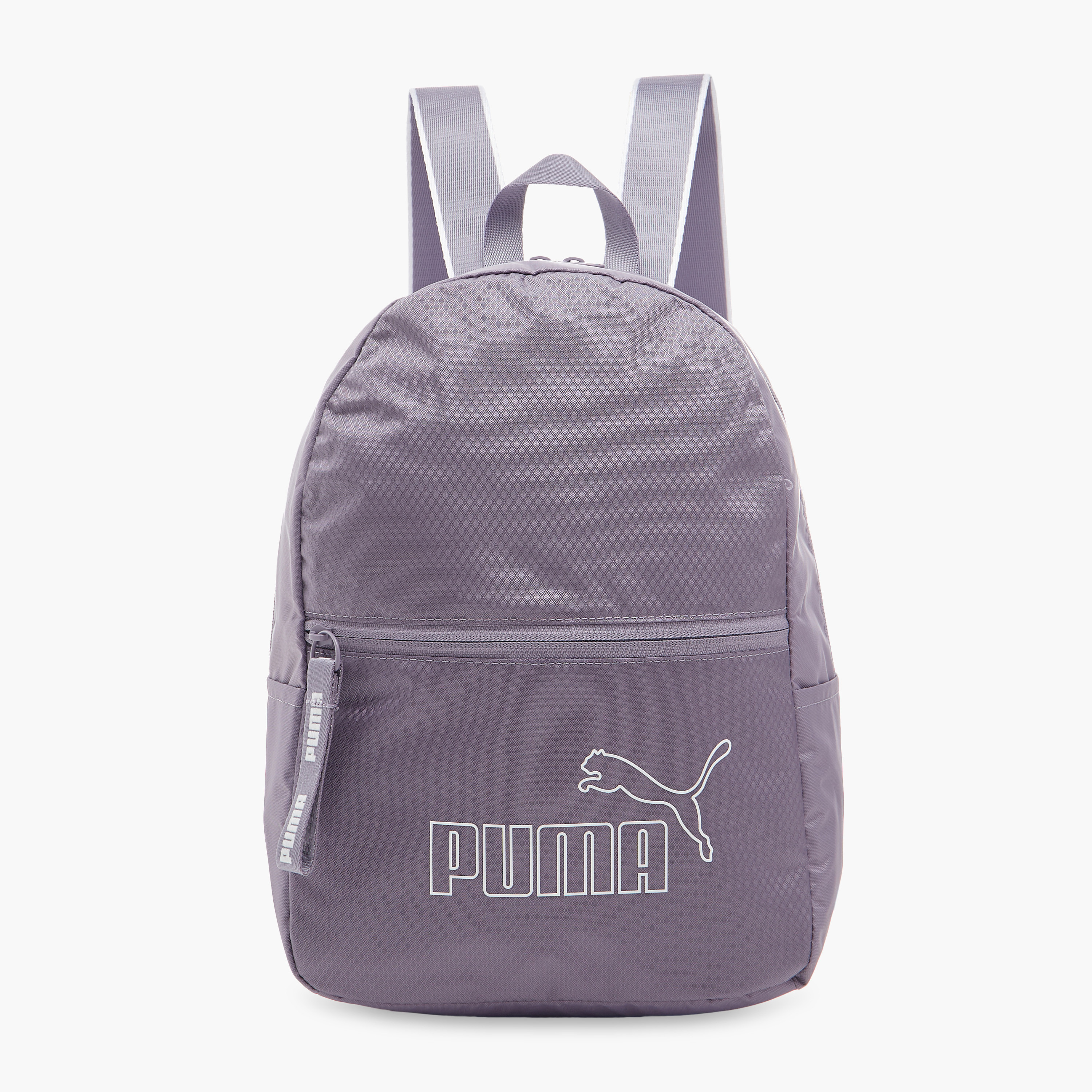 Puma Logo Print Backpack with Adjustable Shoulder Straps - 14 inches-school-bagsandbackpacks-backpacks-image-1