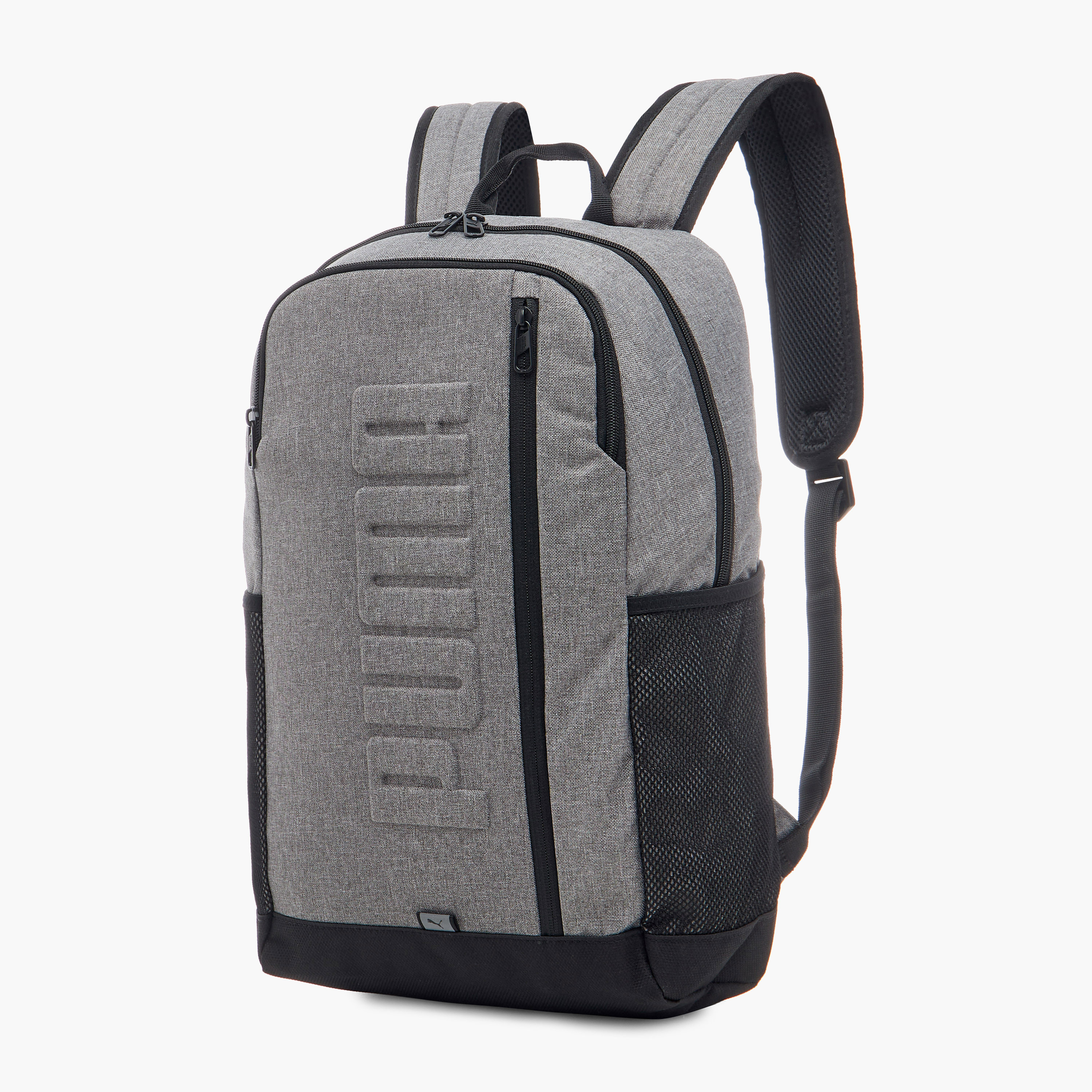 شنطة ظهر بحمالات قابلة للتعديل وسحّاب إغلاق ونقوش شعار من بوما - 18 بوصة-school-bagsandbackpacks-backpacks-image-2