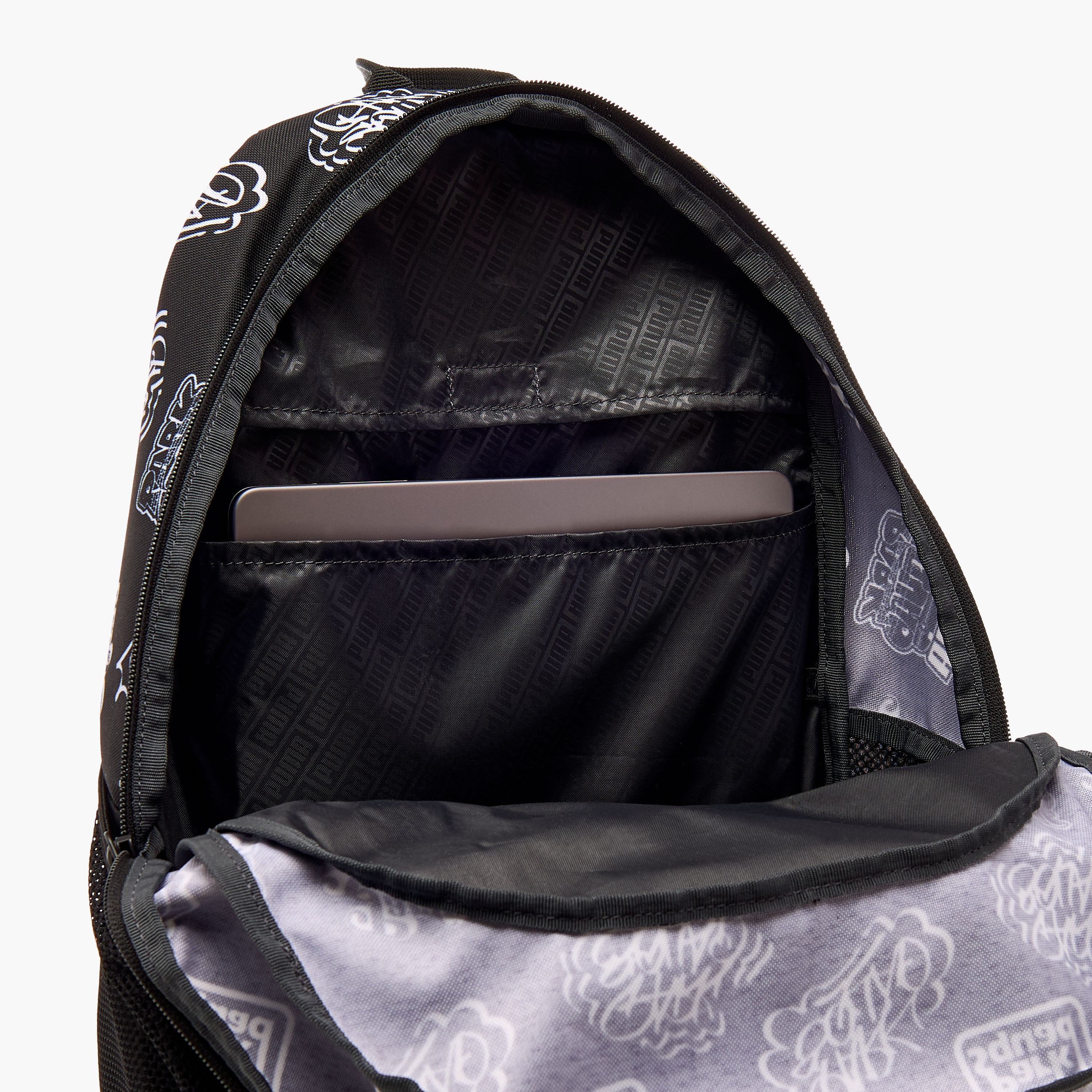 شنطة ظهر ترولي بطبعات مع شنطة غداء ومقلمة من بوما - 18 بوصة-school-bagsandbackpacks-trolleybags-image-10