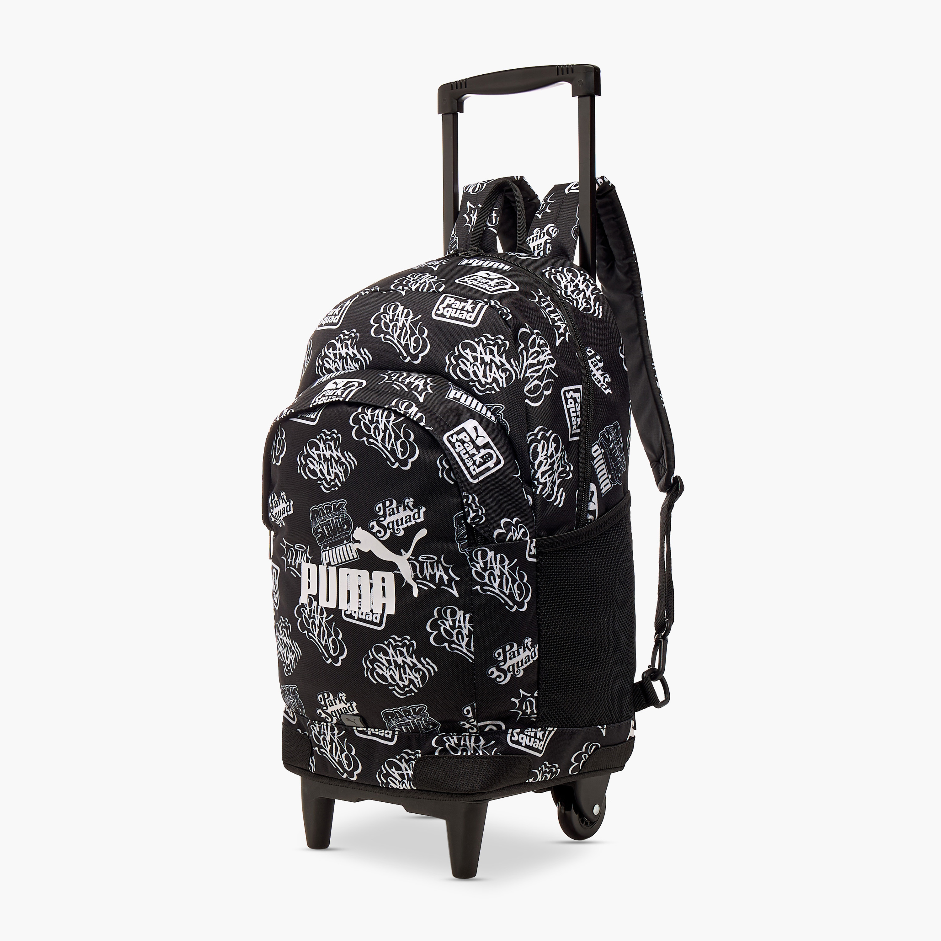 شنطة ظهر ترولي بطبعات مع شنطة غداء ومقلمة من بوما - 18 بوصة-school-bagsandbackpacks-trolleybags-image-3