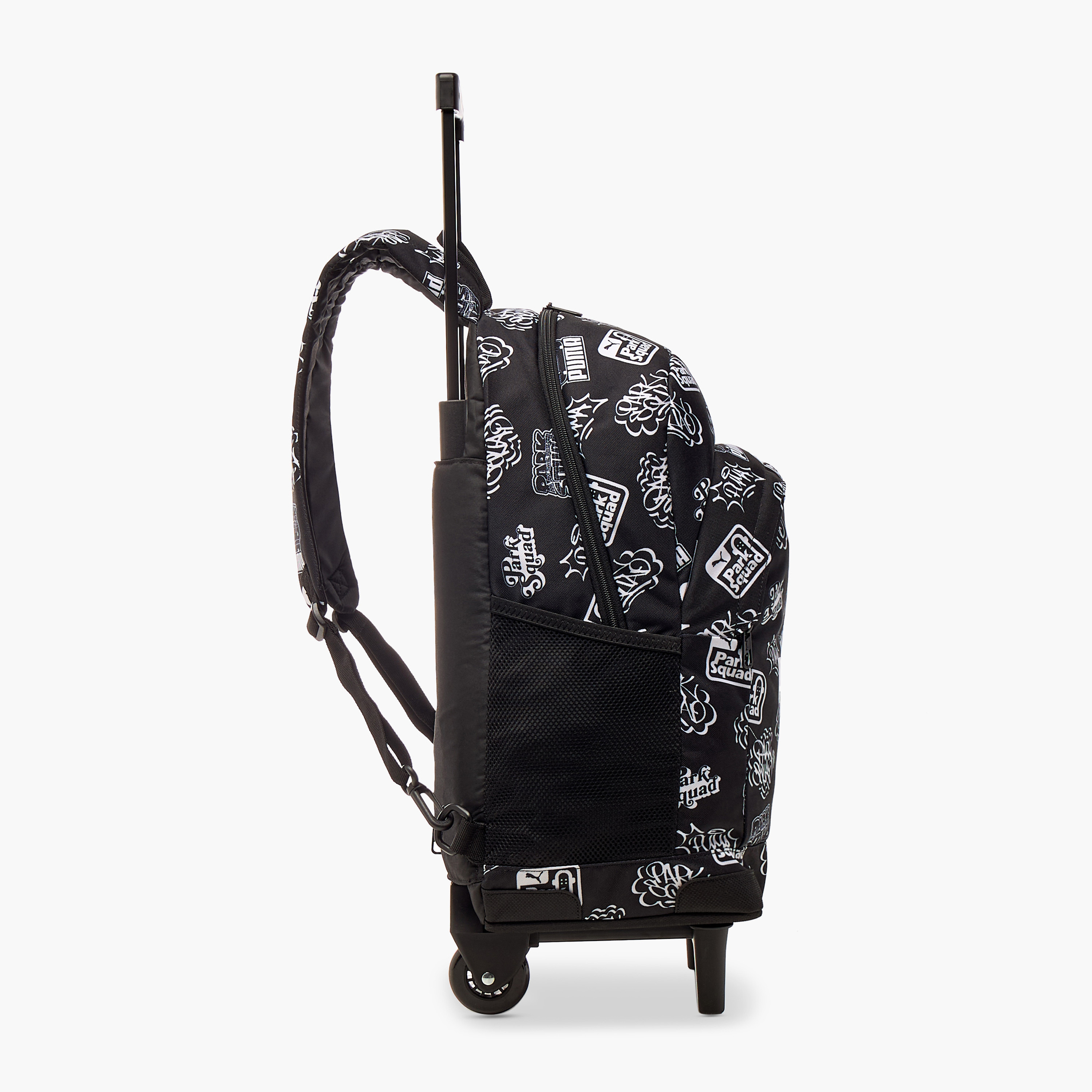 شنطة ظهر ترولي بطبعات مع شنطة غداء ومقلمة من بوما - 18 بوصة-school-bagsandbackpacks-trolleybags-image-4