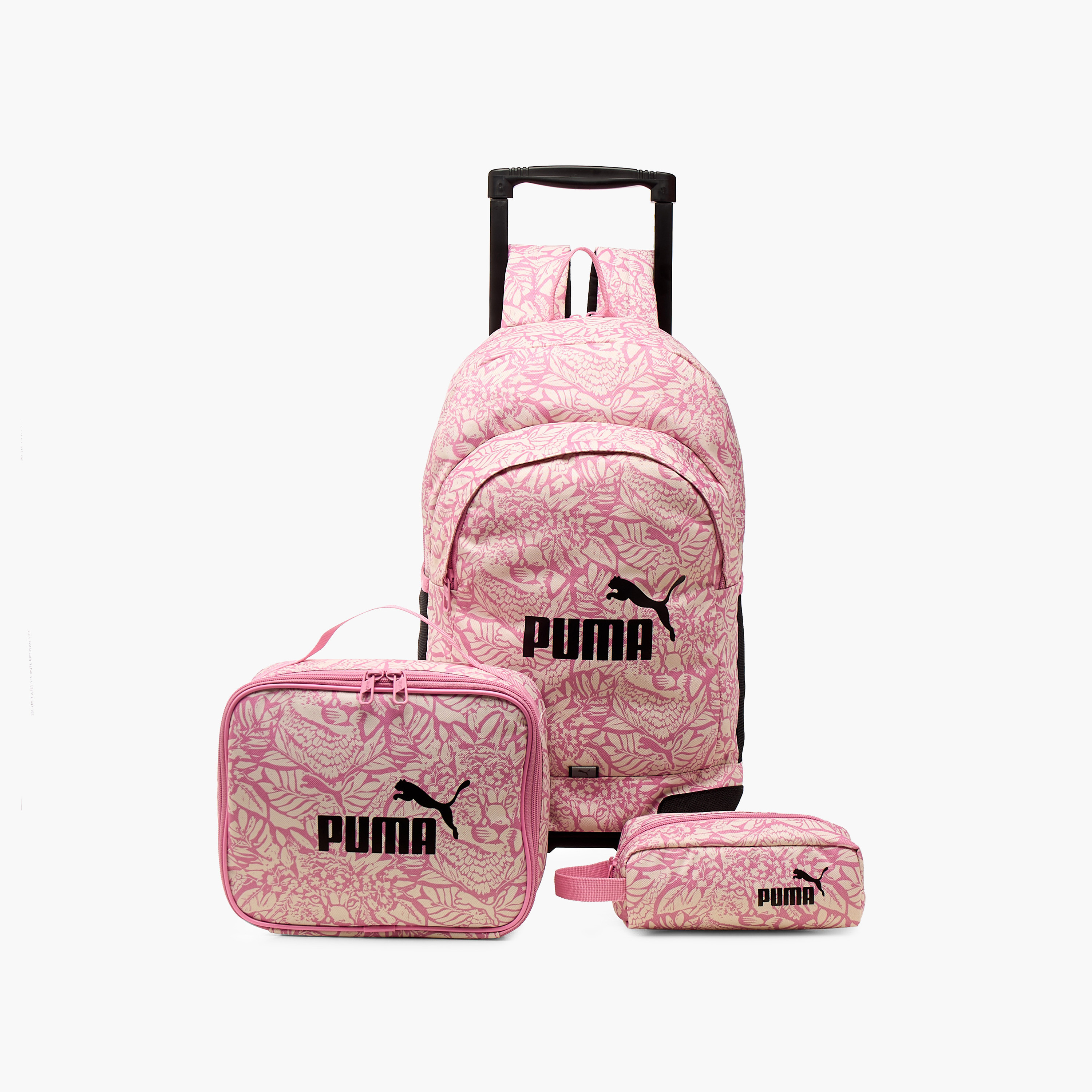 PUMA Printed Trolley Backpack with Lunch Bag and Pencil Pouch-school-bagsandbackpacks-trolleybags-image-1