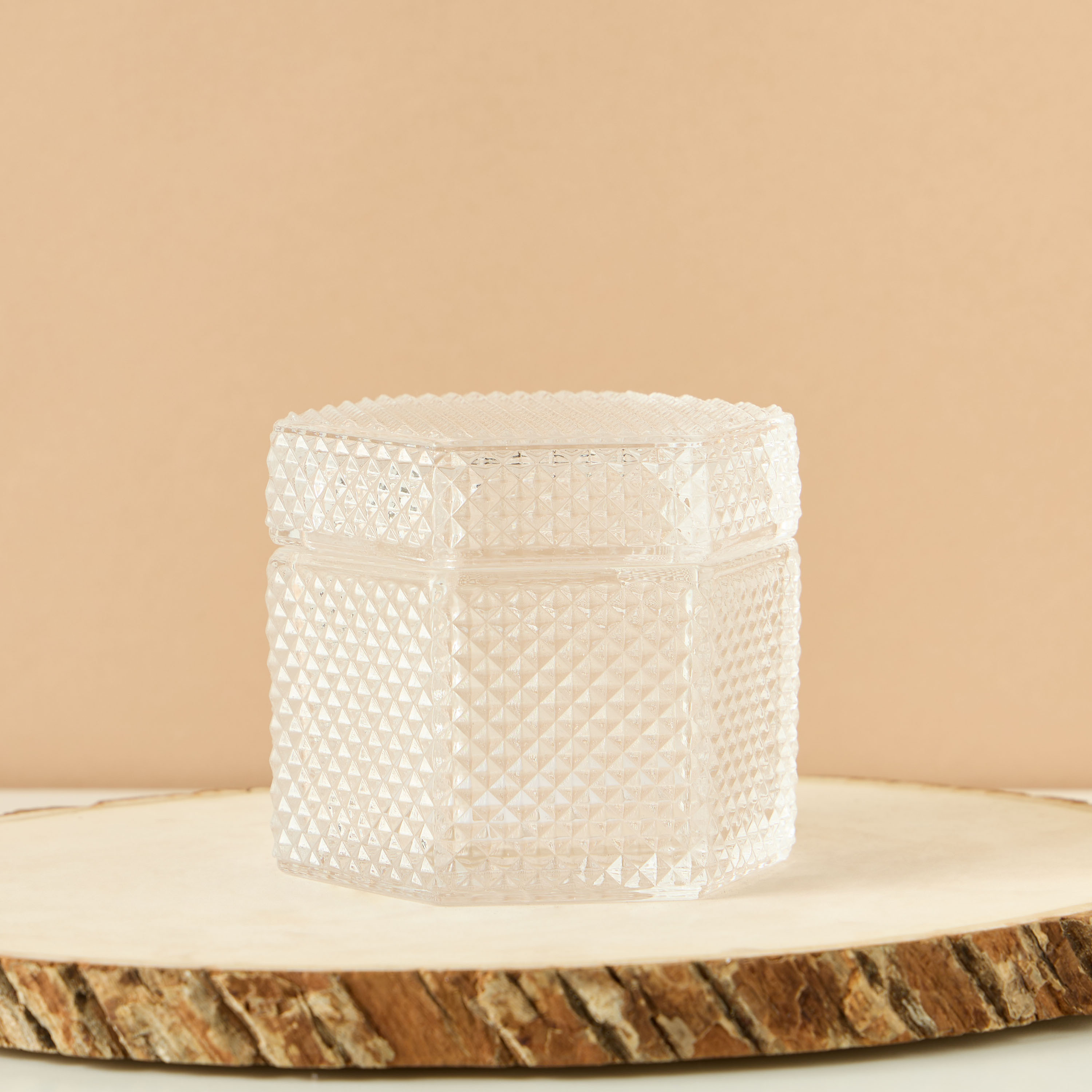 Textured Glass Decorative Box-household-decor-decorativeobjectsandsculptures-image-1