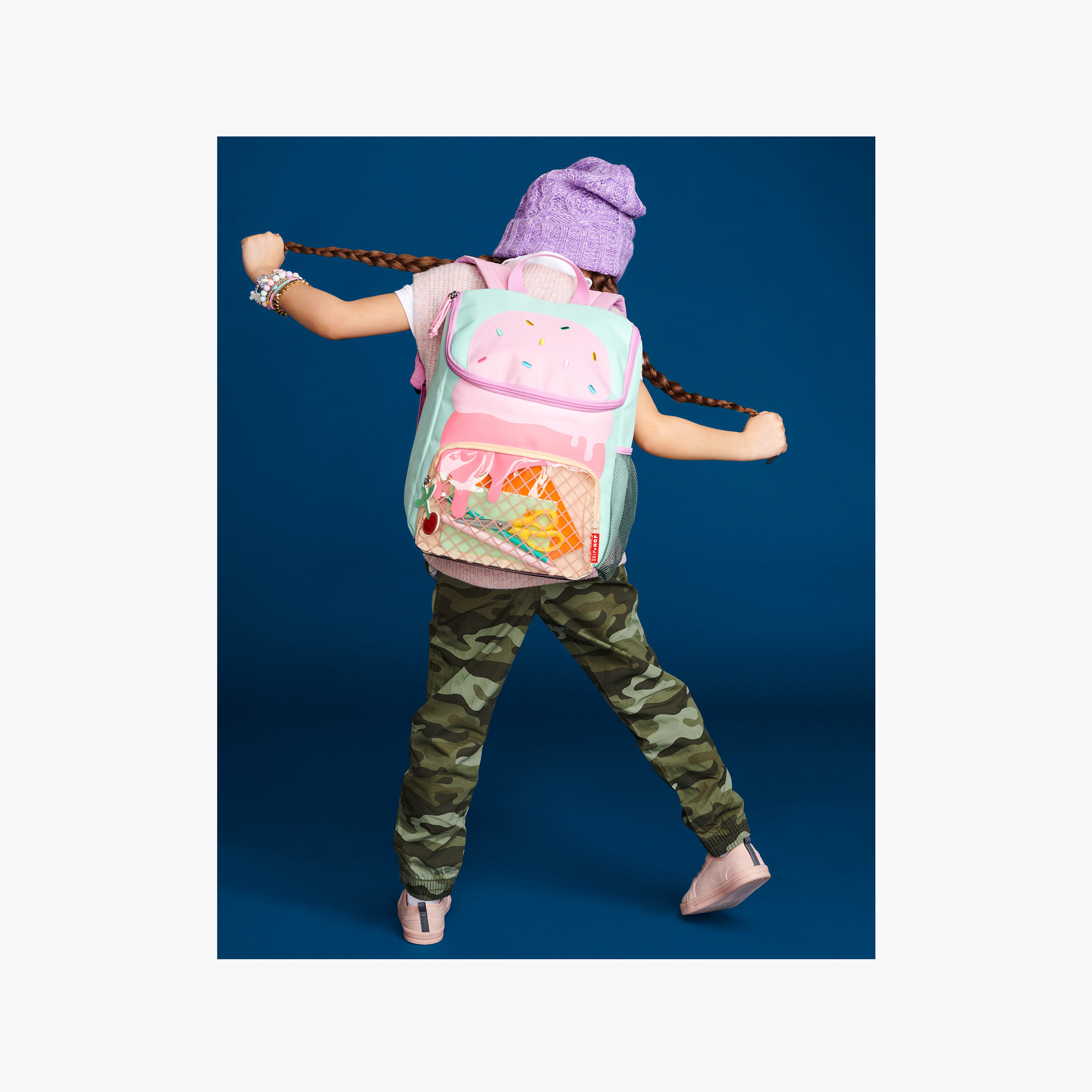 Skip Hop Applique Detail Backpack with Adjustable Shoulder Straps -  12 inches-school-bagsandbackpacks-backpacks-image-5