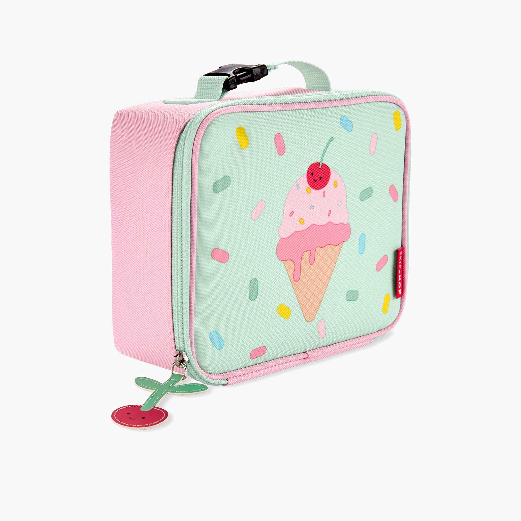 Skip Hop Ice Cream Print Lunch Bag with Zip Closure and Handle-school-lunchessentials-lunchbags-image-1