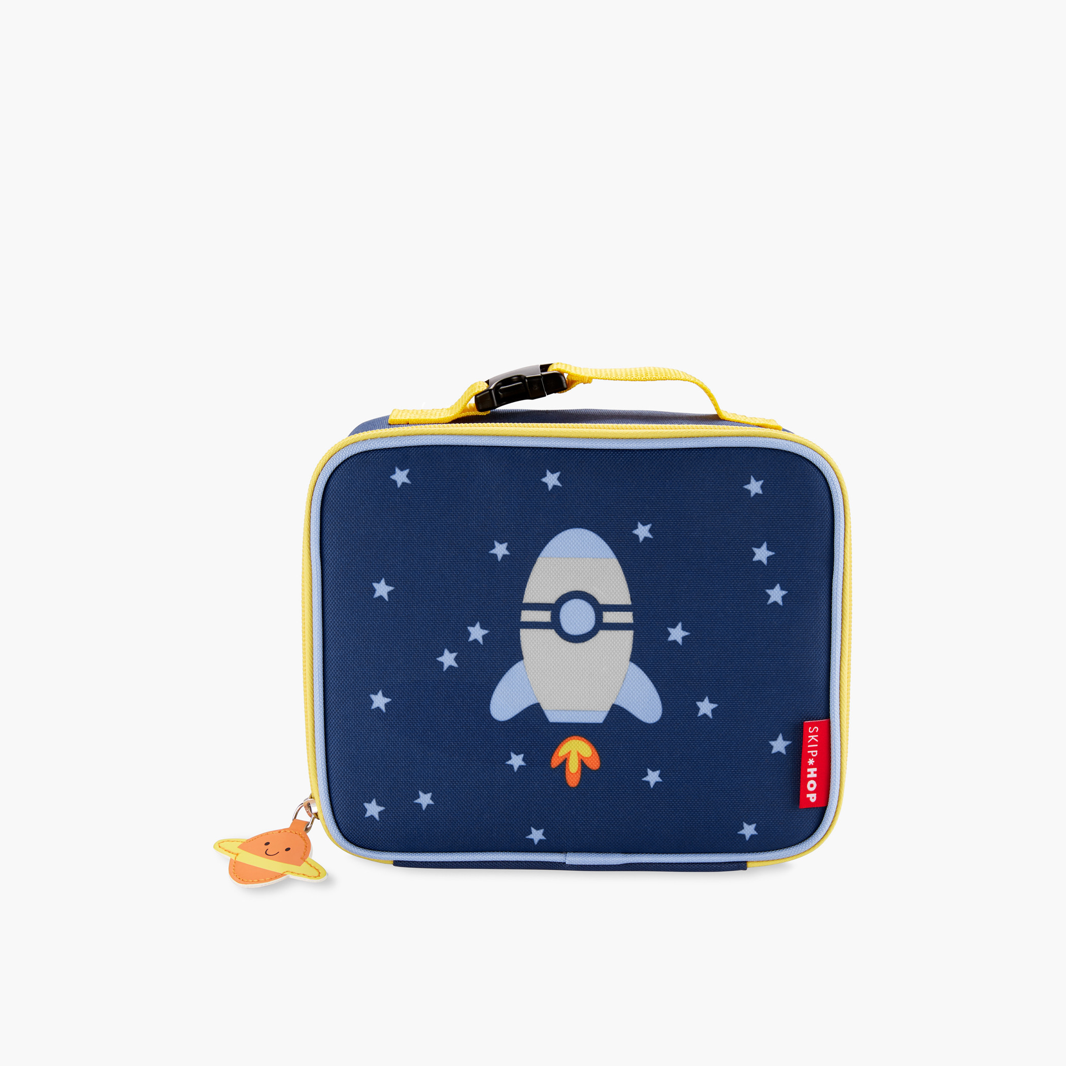 Skip Hop Spark Style Rocket Print Lunch Bag with Zip Closure-school-lunchessentials-lunchbags-image-1