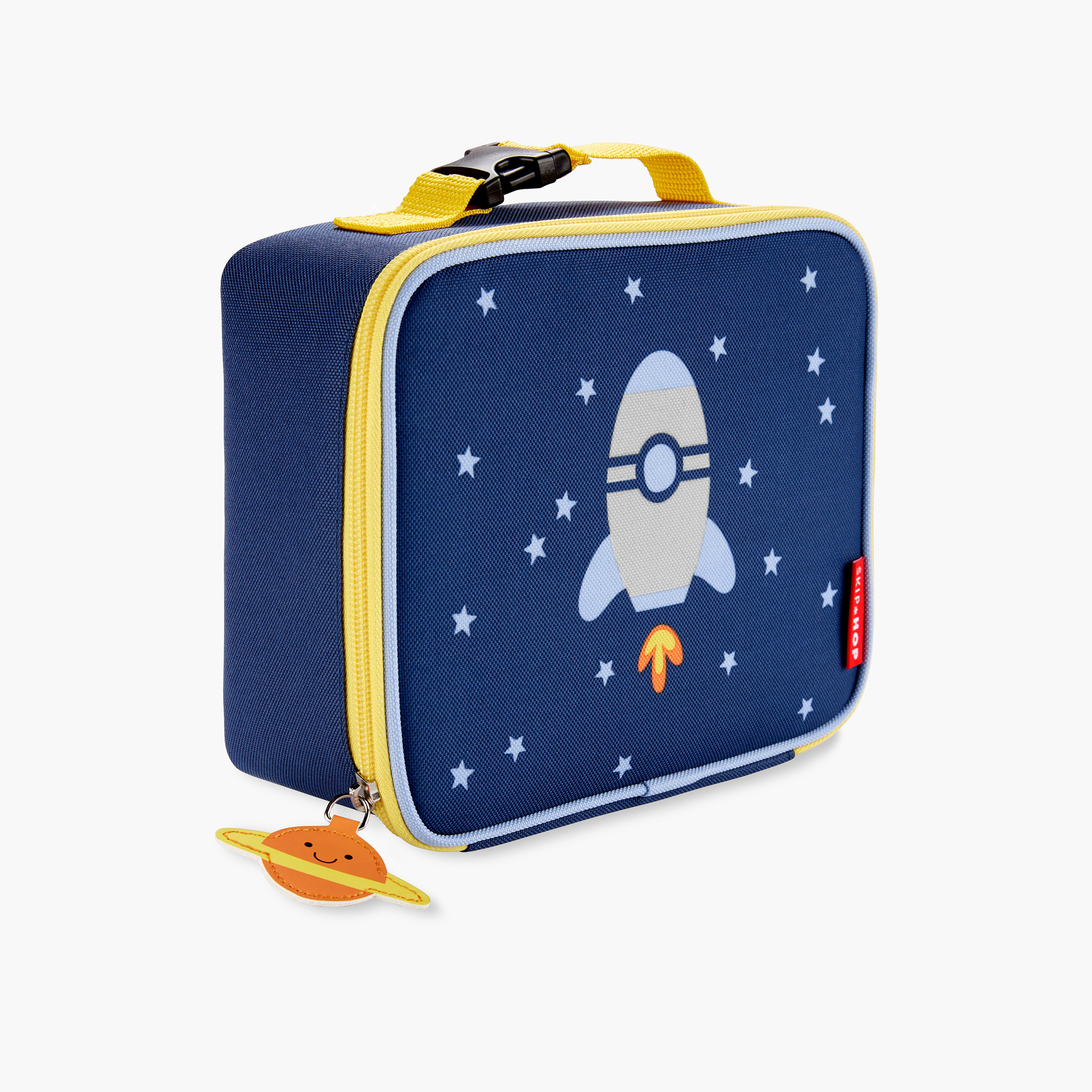 Skip Hop Spark Style Rocket Print Lunch Bag with Zip Closure-school-lunchessentials-lunchbags-image-2