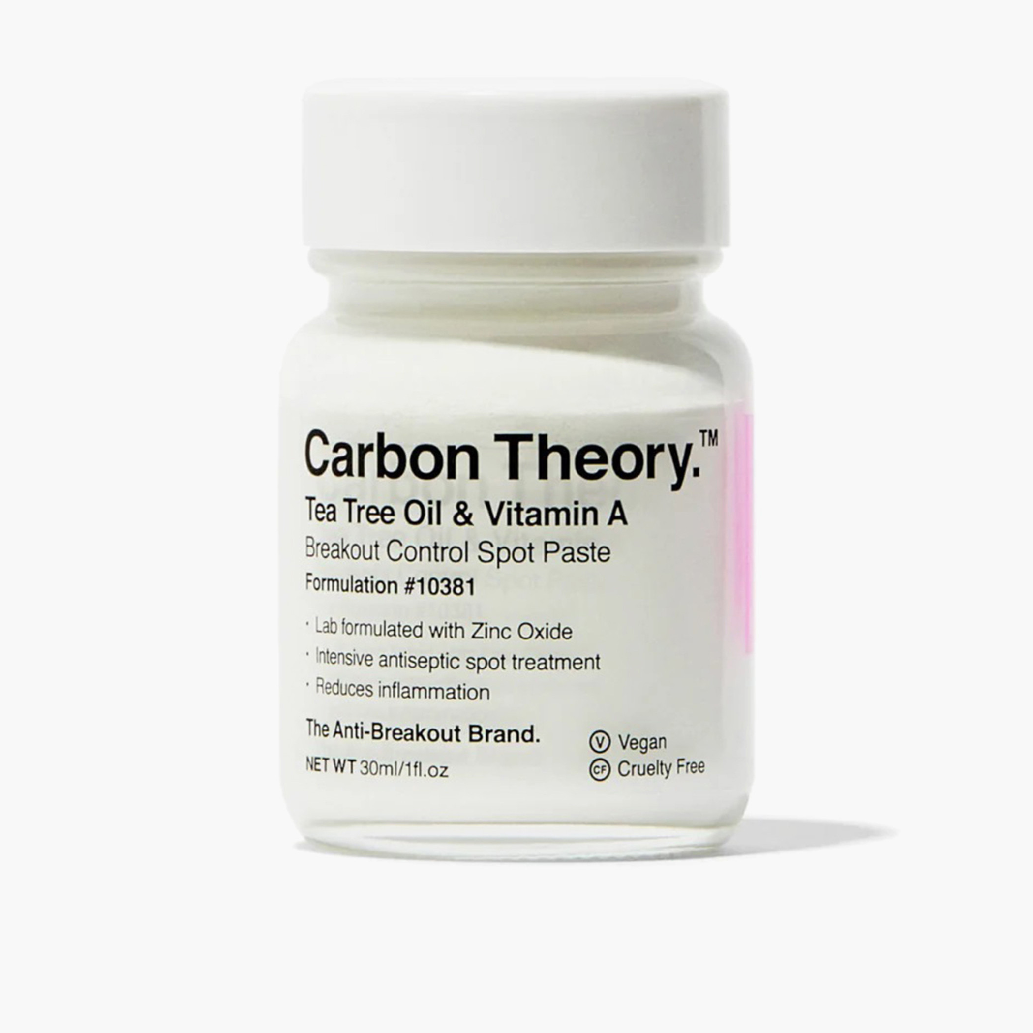 Carbon Theory Tea Tree Oil and Vitamin A Breakout Control Spot Paste - 30 ml-beautyandpersonalcare-makeup-face-makeupremovers-image-1