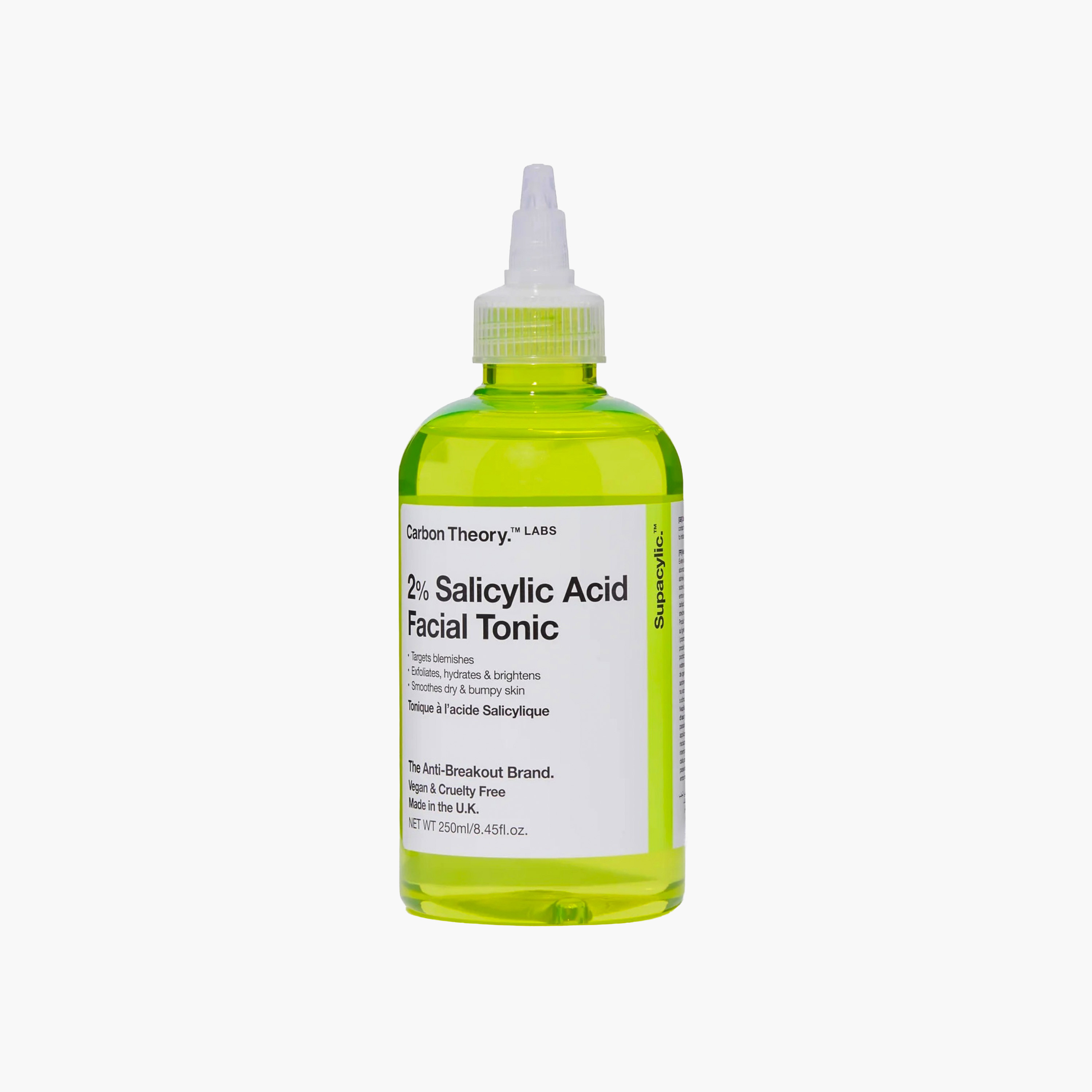 Carbon Theory Salicylic Acid Facial Tonic 250ml-beautyandpersonalcare-skin-cleansers-tonerandmists-image-1