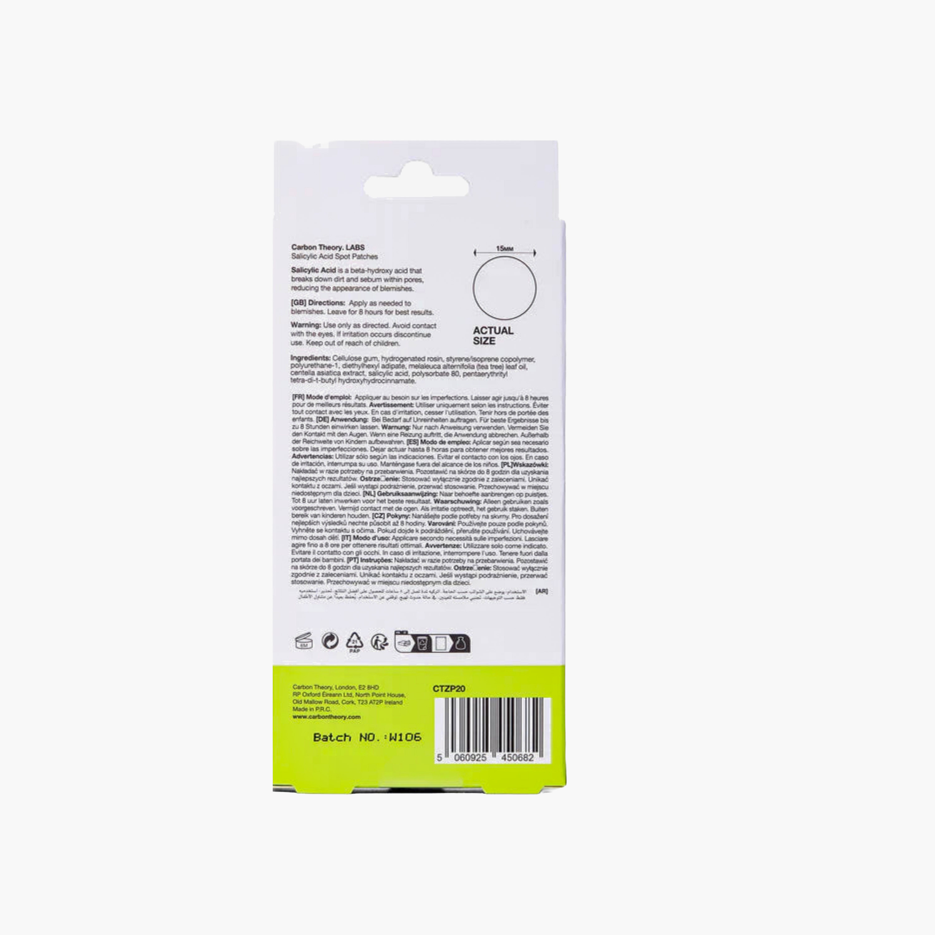 Carbon Theory Salicylic Acid Spot Patches-beautyandpersonalcare-skin-masks-facepads-image-2