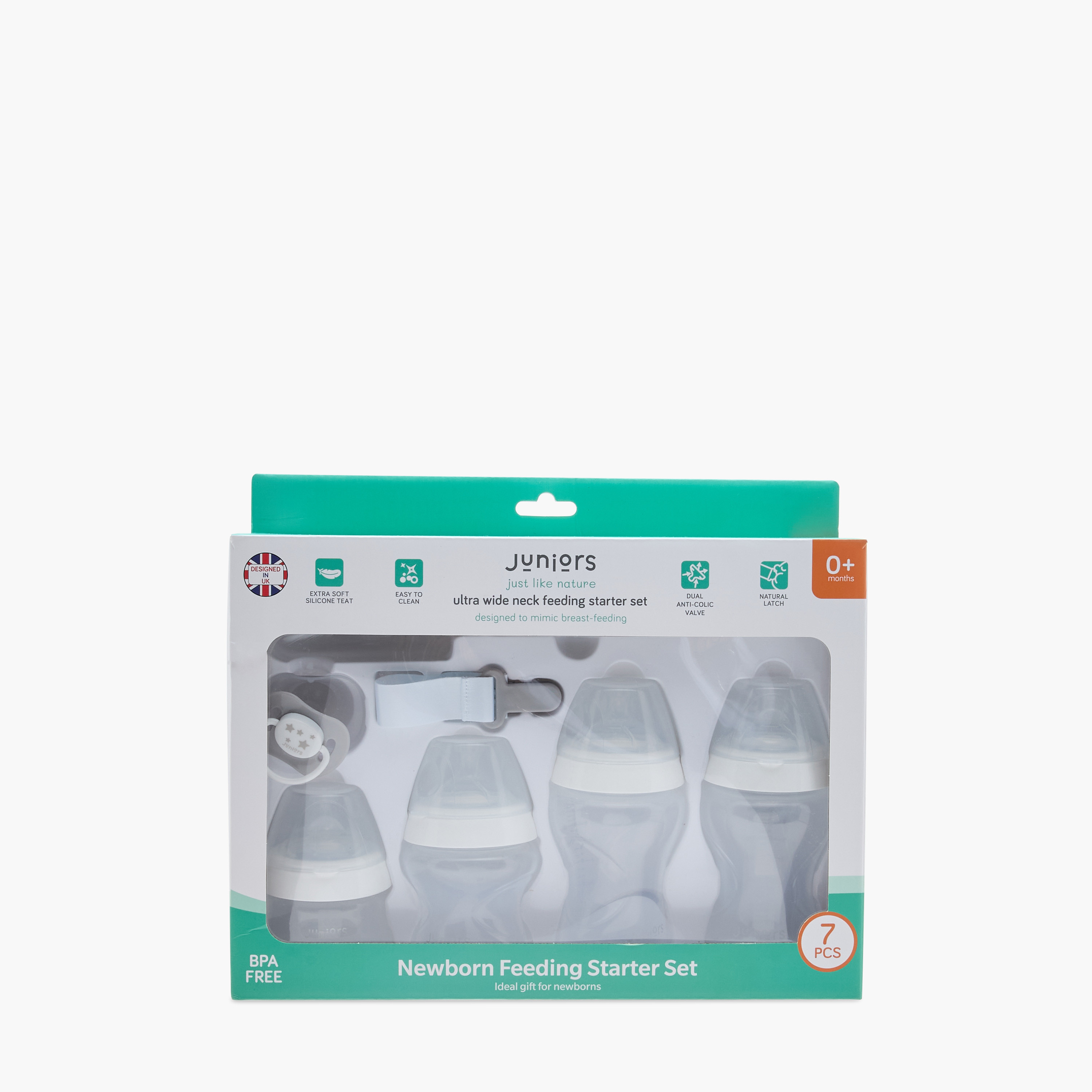 Juniors 7-Piece Newborn Feeding Starter Set-baby-feeding-feedingbottles-bottlesandteats-image-26