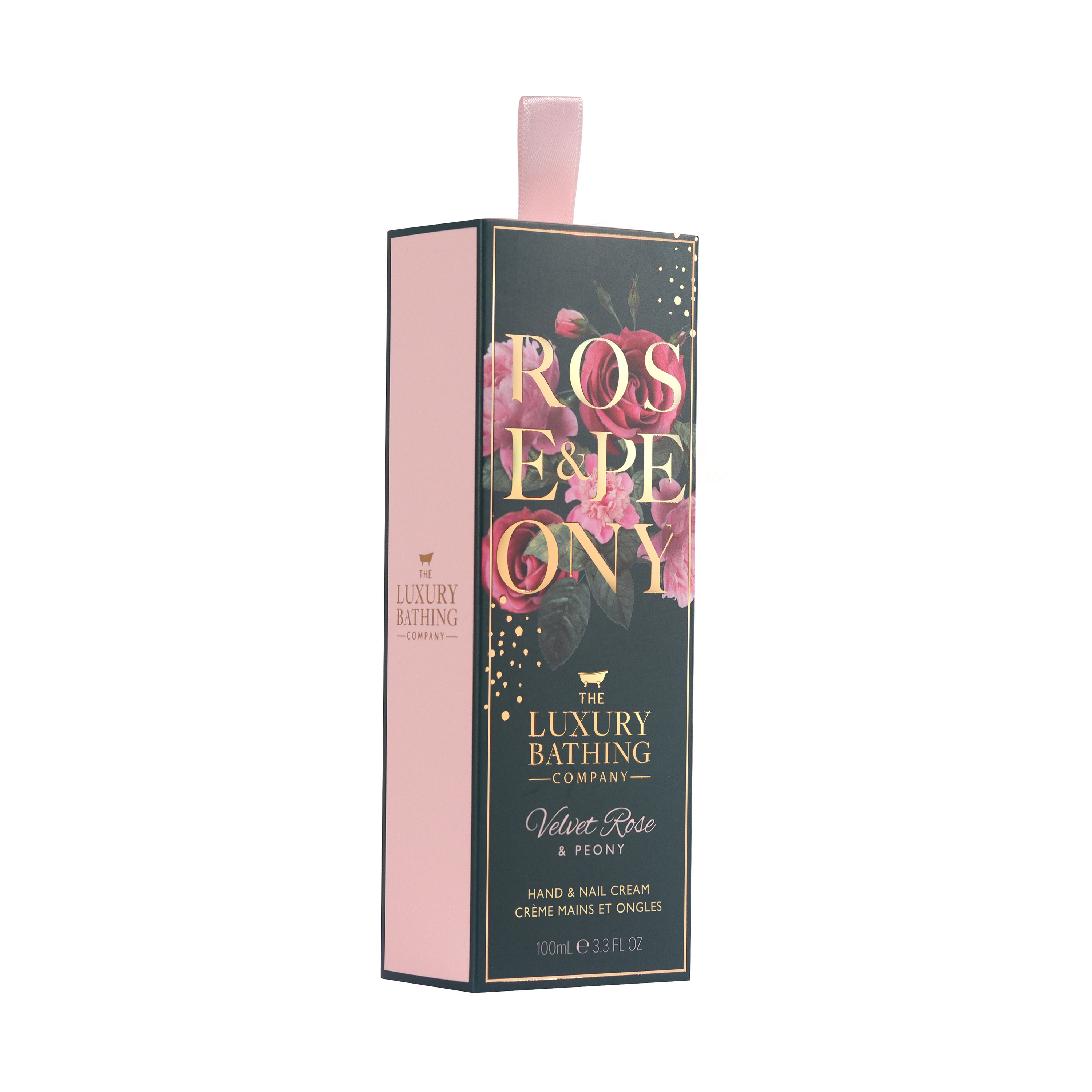 The Luxury Bathing Company Velvet Rose and Peony Hand Cream - 100 ml-beautyandpersonalcare-bathandbody-giftsets-image-2