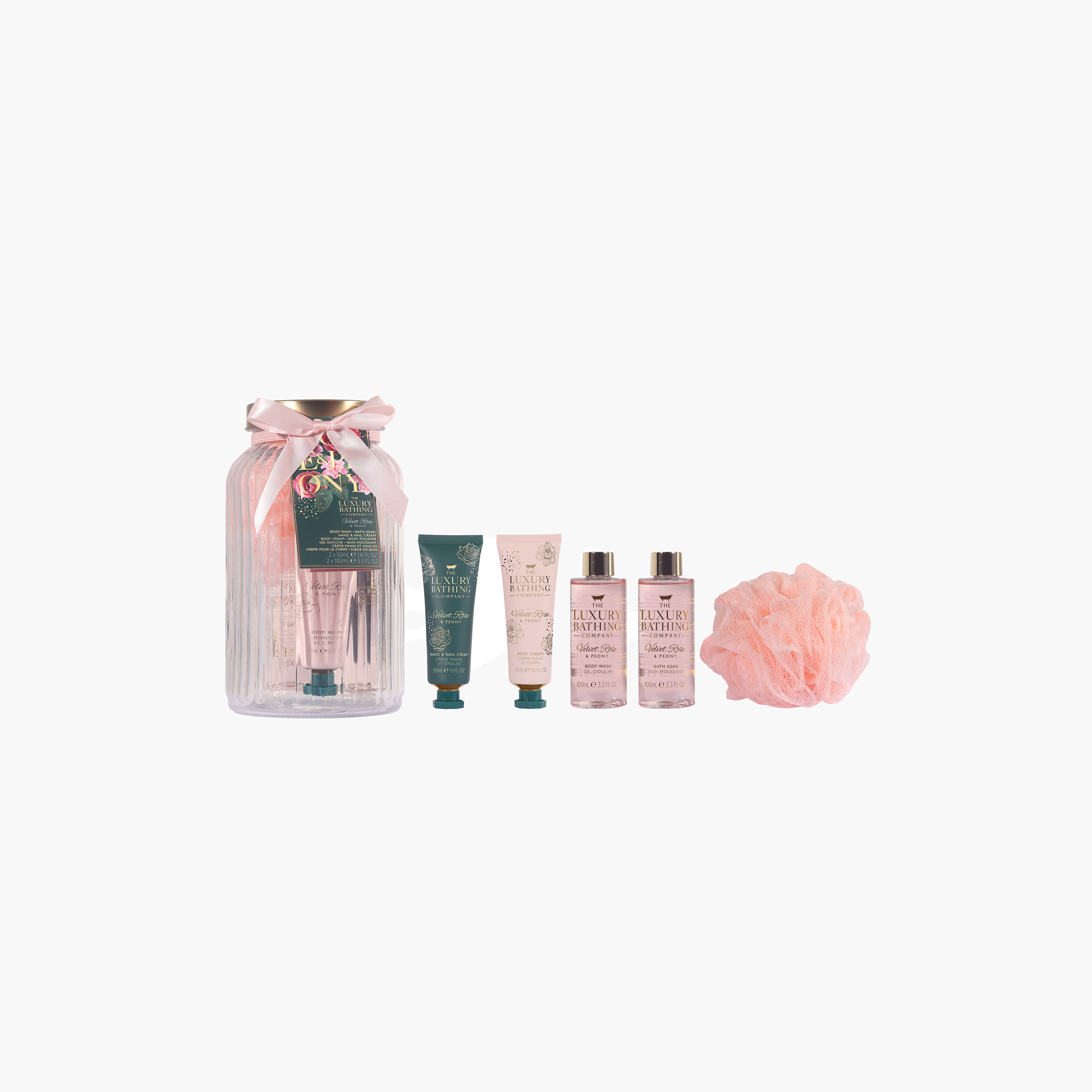 The Luxury Bathing Company 6-Piece Velvet Rose and Peony Gift Set-beautyandpersonalcare-bathandbody-giftsets-image-3