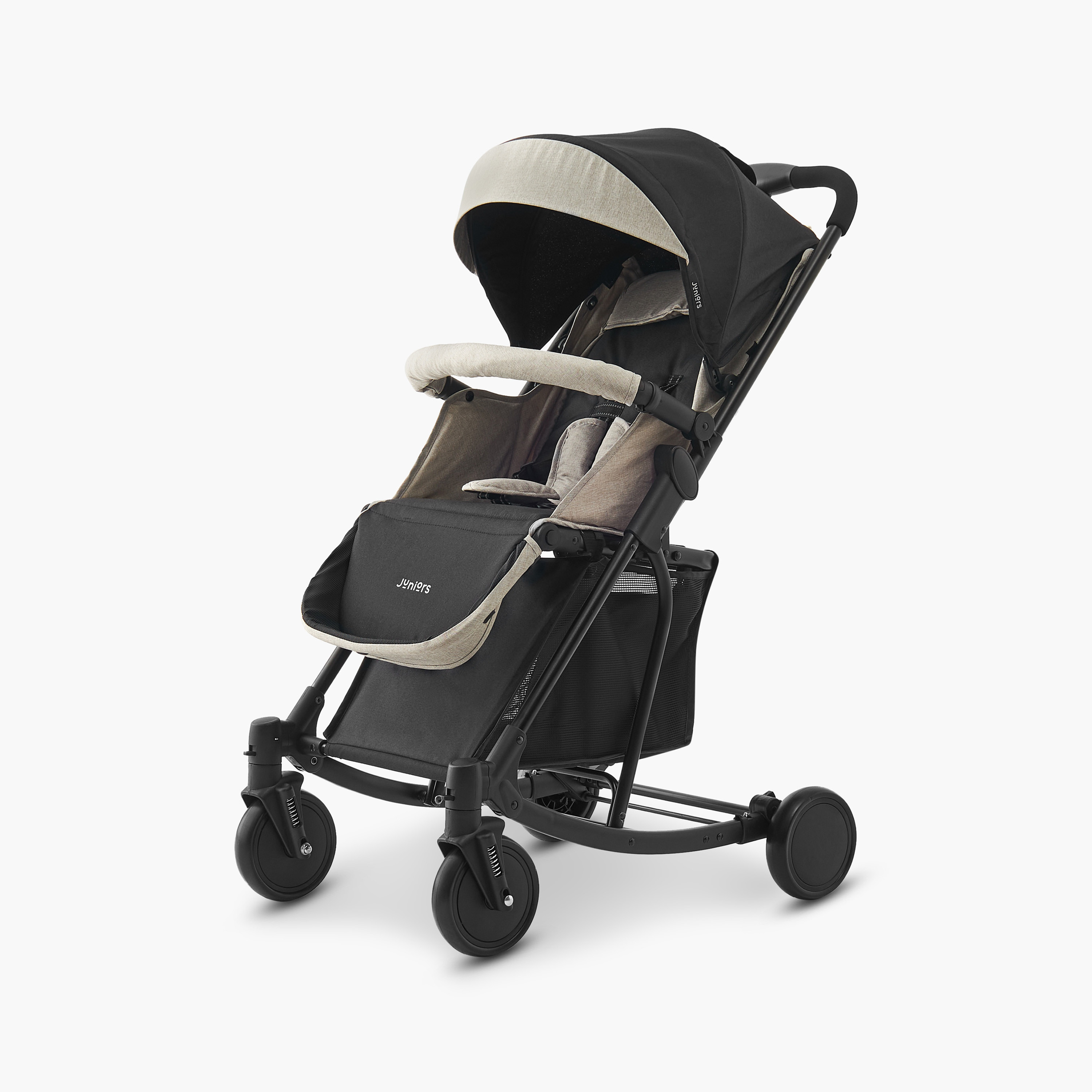 عربة أطفال إيتون بنظام طي بزر ضغط وإطار معدني وقفل للعجلات من جونيورز-baby-gear-strollersandprams-strollers-image-1