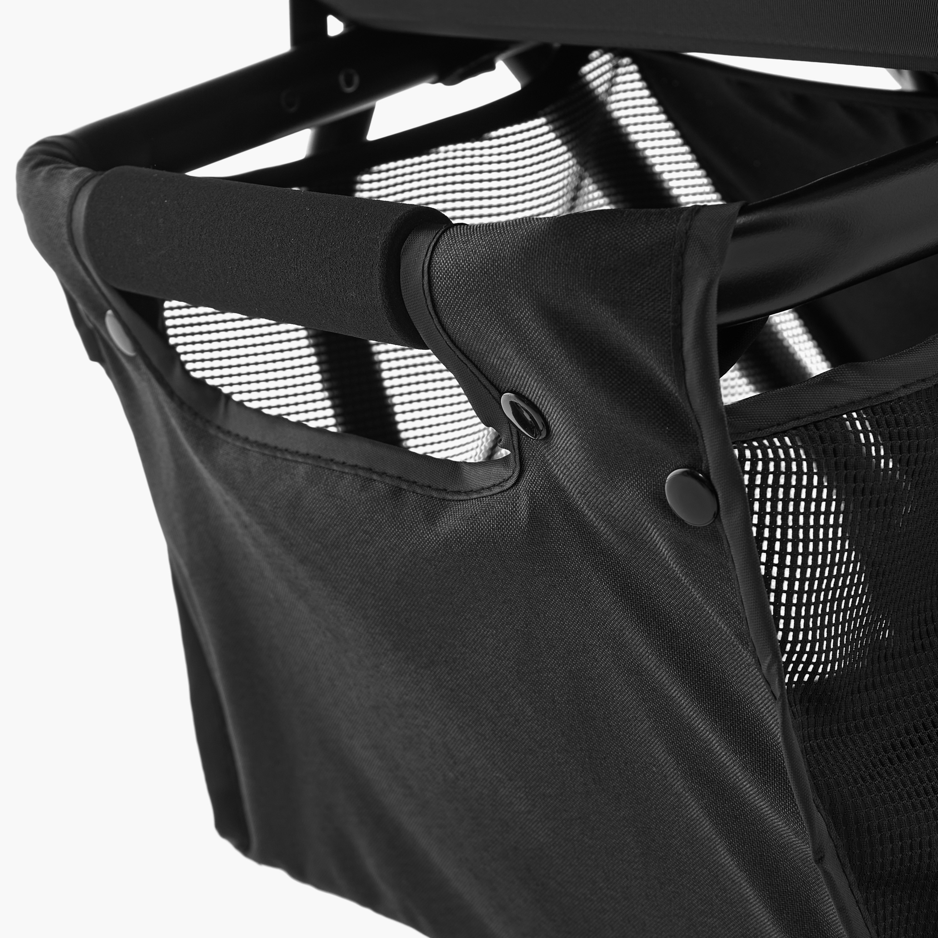 عربة أطفال إيتون بنظام طي بزر ضغط وإطار معدني وقفل للعجلات من جونيورز-baby-gear-strollersandprams-strollers-image-11