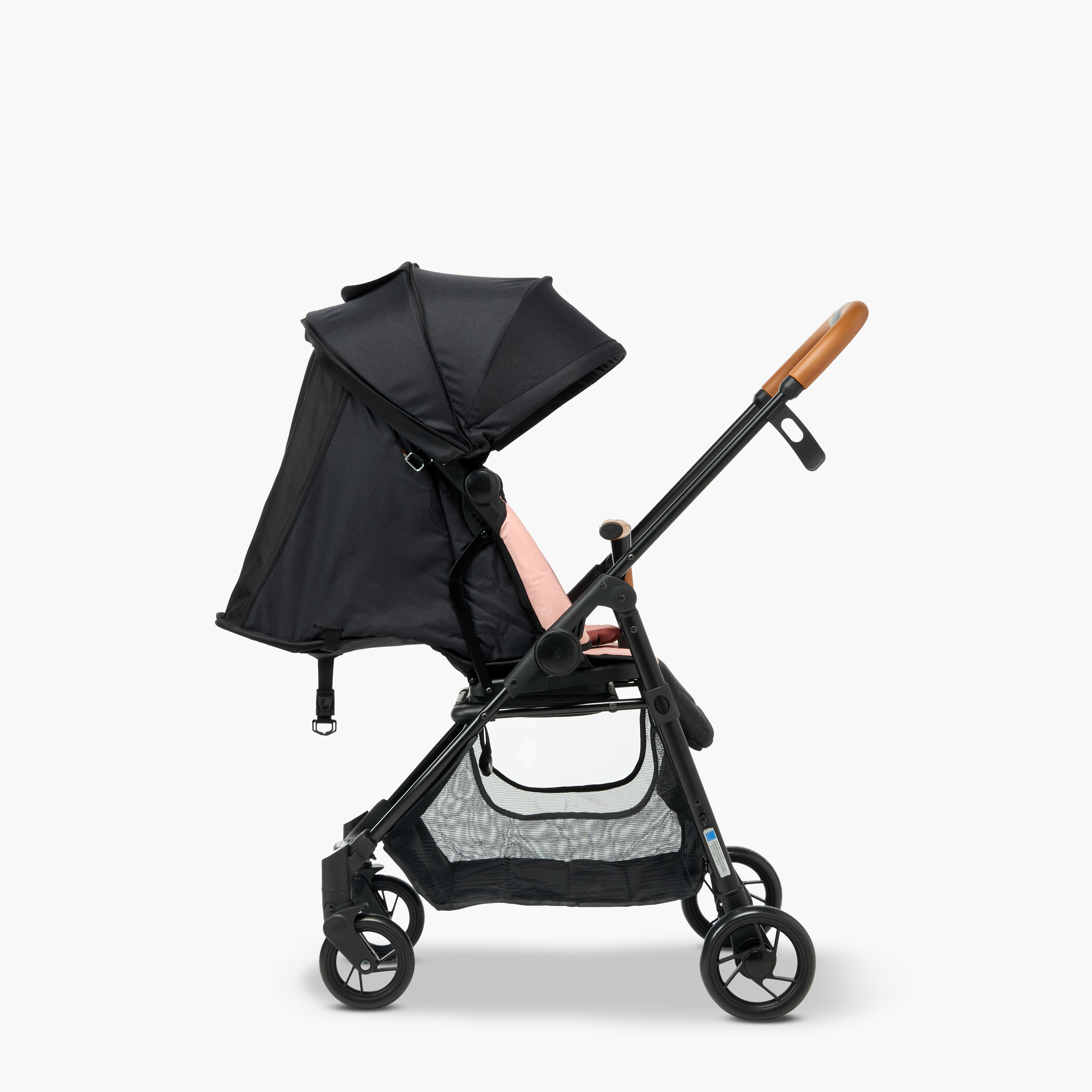 عربة أطفال ماسون بنظام طي بزر ضغط وإطار معدني وقفل للعجلات من جونيورز-baby-gear-strollersandprams-strollers-image-4