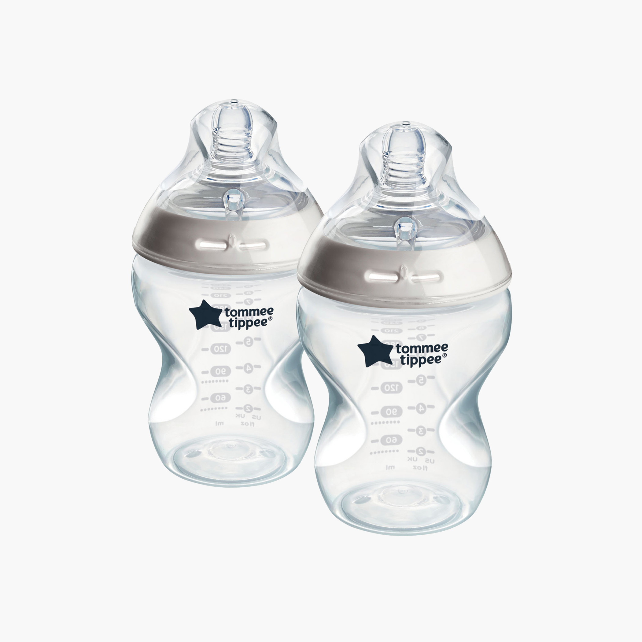 Tommee Tippee 2-Piece Natural Start Slow Flow Feeding Bottle Set - 260 ml-baby-feeding-feedingbottles-bottlesandteats-image-1