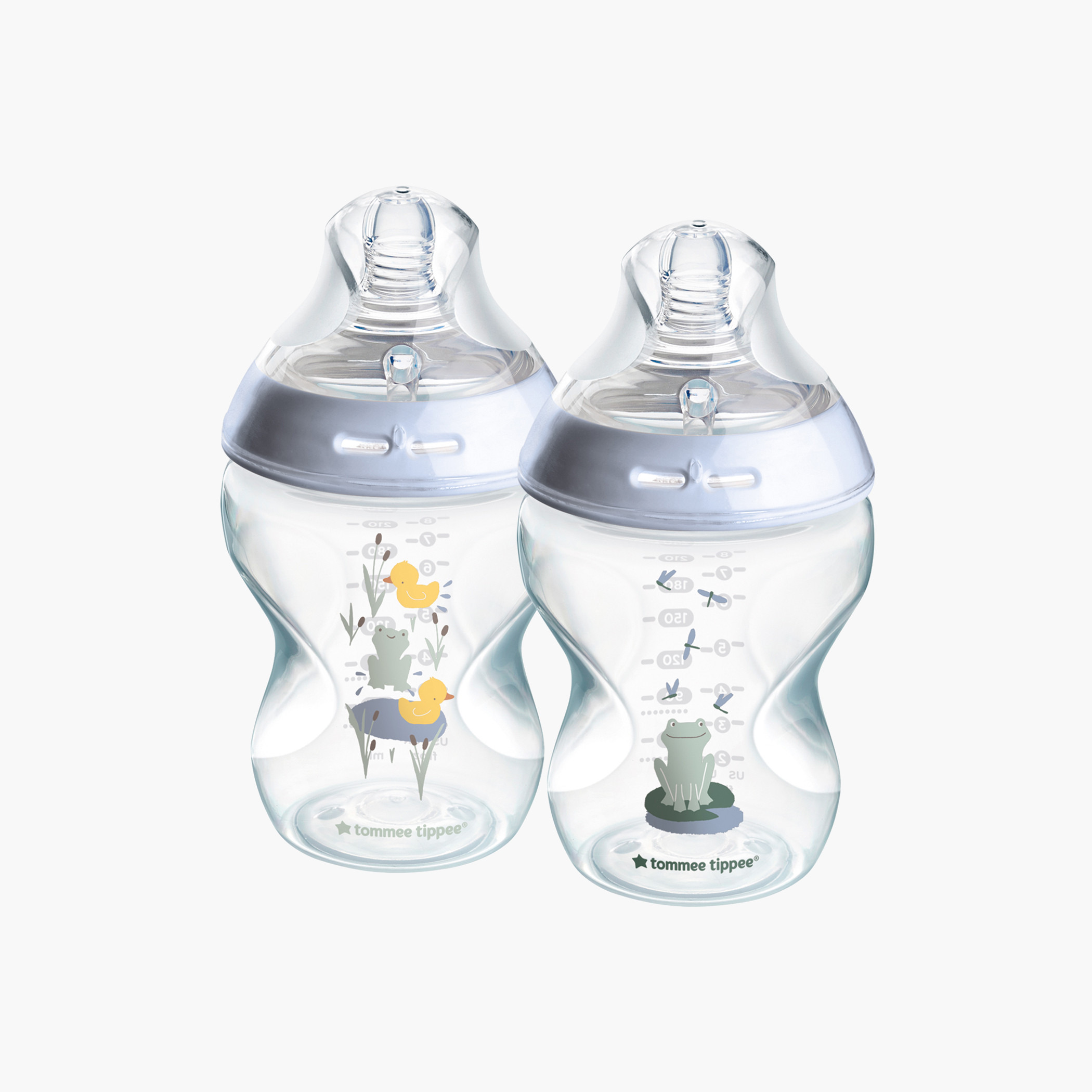 Tommee Tippee 2-Piece Anti-Colic Baby Bottle Set - 260 ml-baby-feeding-feedingbottles-bottlesandteats-image-1