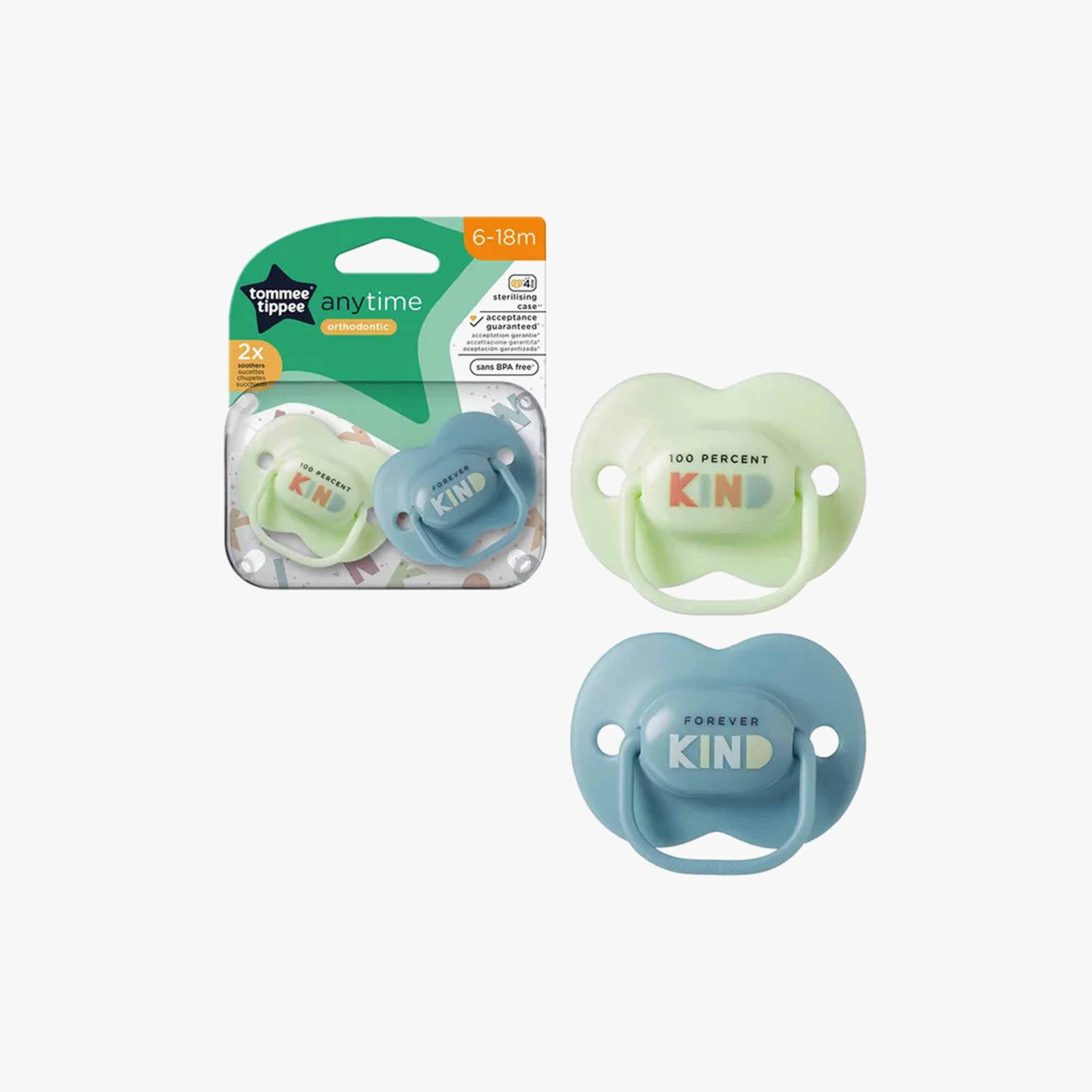 Pack of 2 Tommee Tippee Baby Pacifier with Print 6-18 months-baby-feeding-pacifiers-image-3