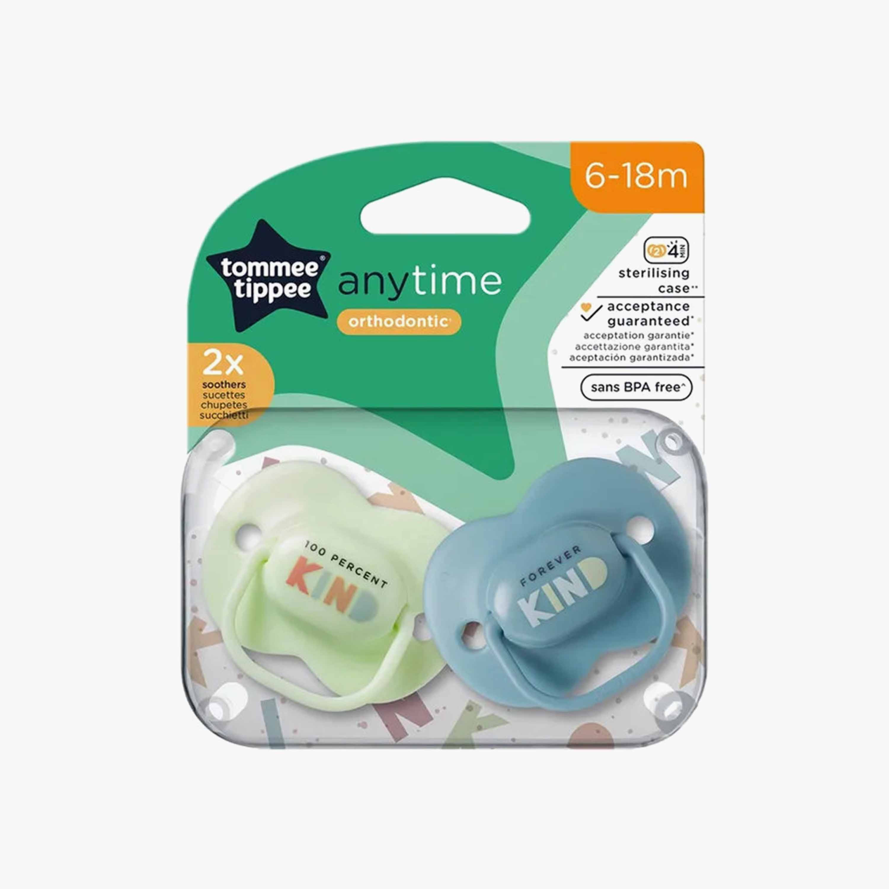 Pack of 2 Tommee Tippee Baby Pacifier with Print 6-18 months-baby-feeding-pacifiers-image-4
