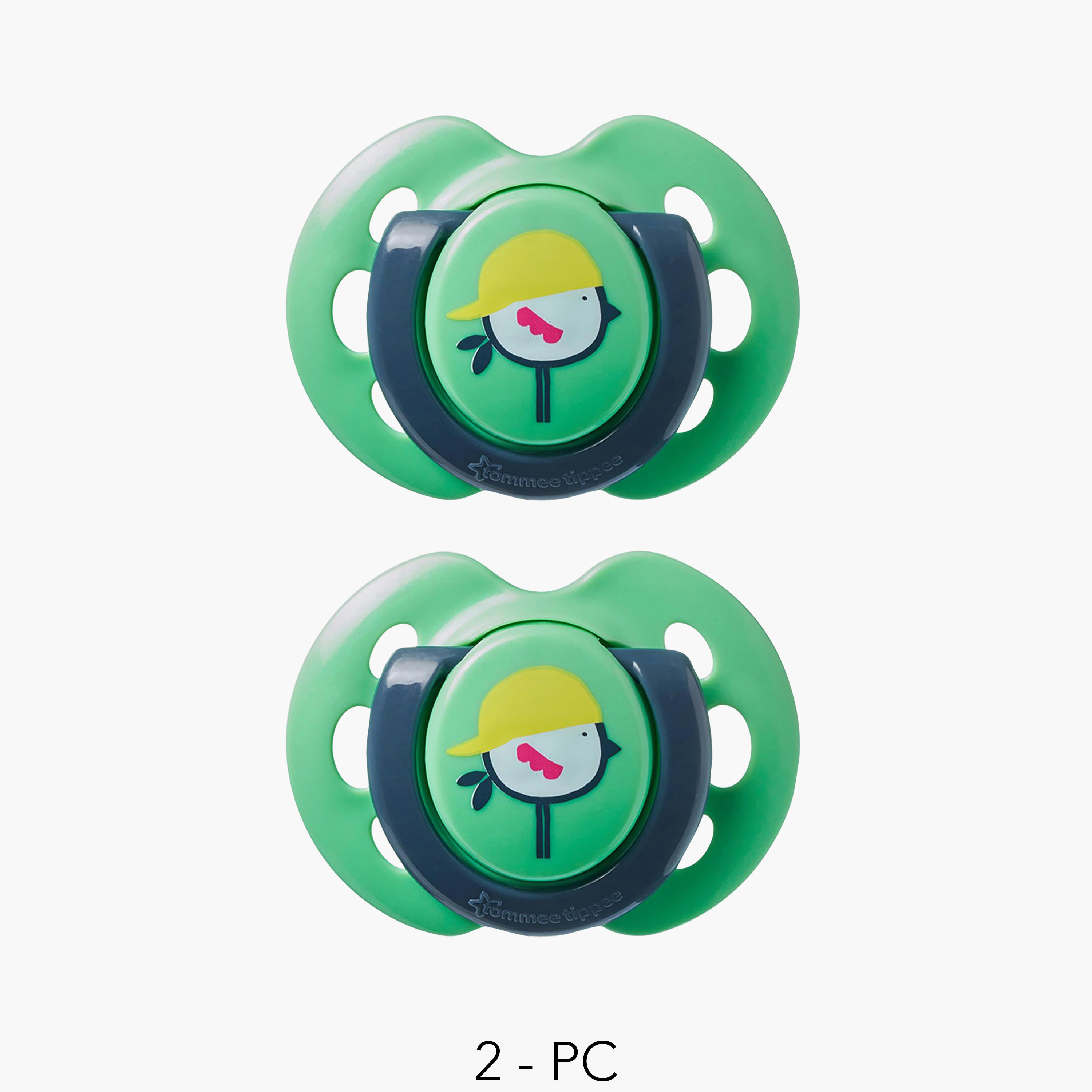 Pack of 2 Tommee Tippee Baby Pacifier with Print, 0-6 months-baby-feeding-pacifiers-image-1