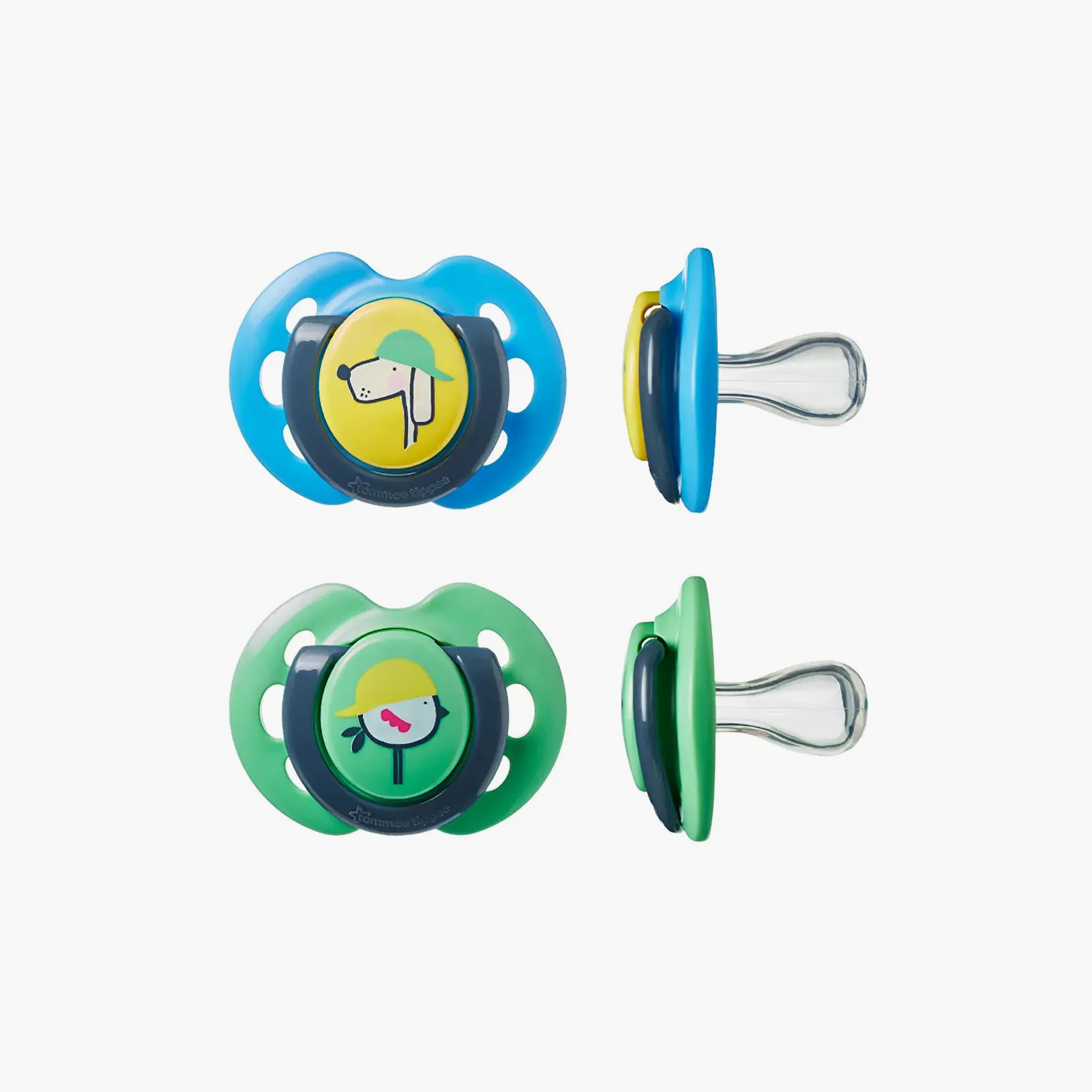 Pack of 2 Tommee Tippee Baby Pacifier with Print, 0-6 months-baby-feeding-pacifiers-image-1