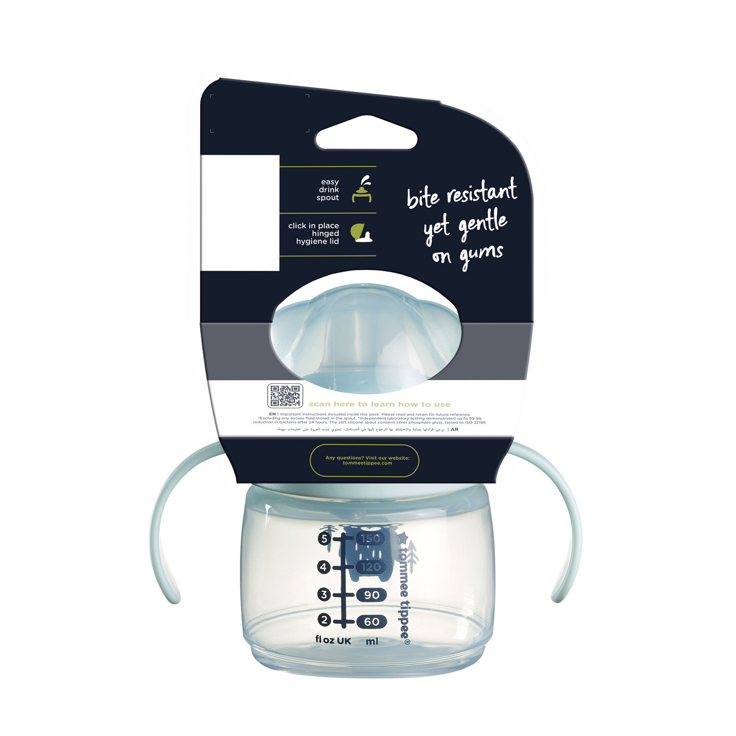 Tommee Tippee Printed Transition Cup with Handle - 150 ml-baby-feeding-mealtimeessentials-image-2