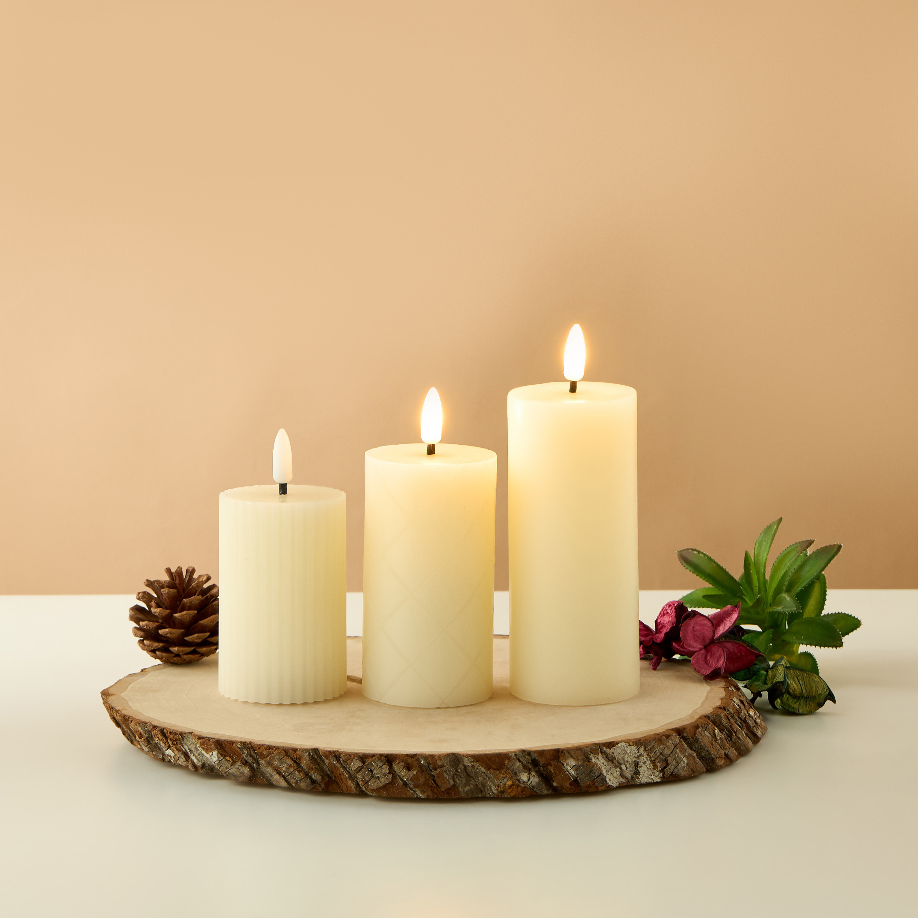 Flameless LED Candles - Set of 3-household-homefragrance-candles-image-2