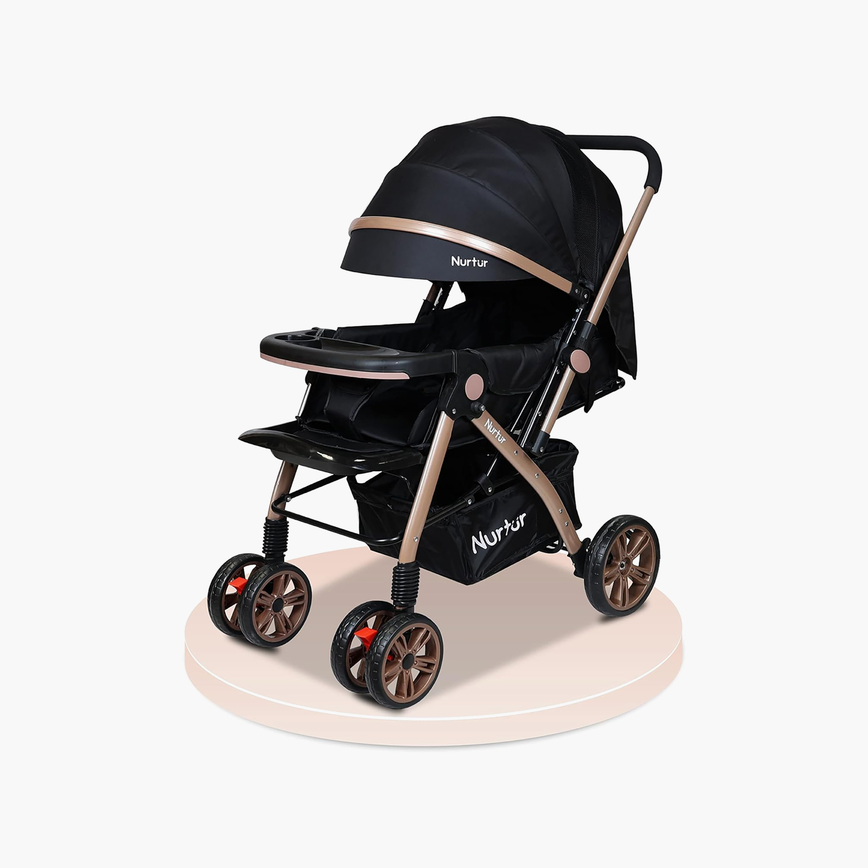 عربة أطفال للسفر بمقبض قابل للعكس من نورتور-baby-gear-strollersandprams-strollers-image-1