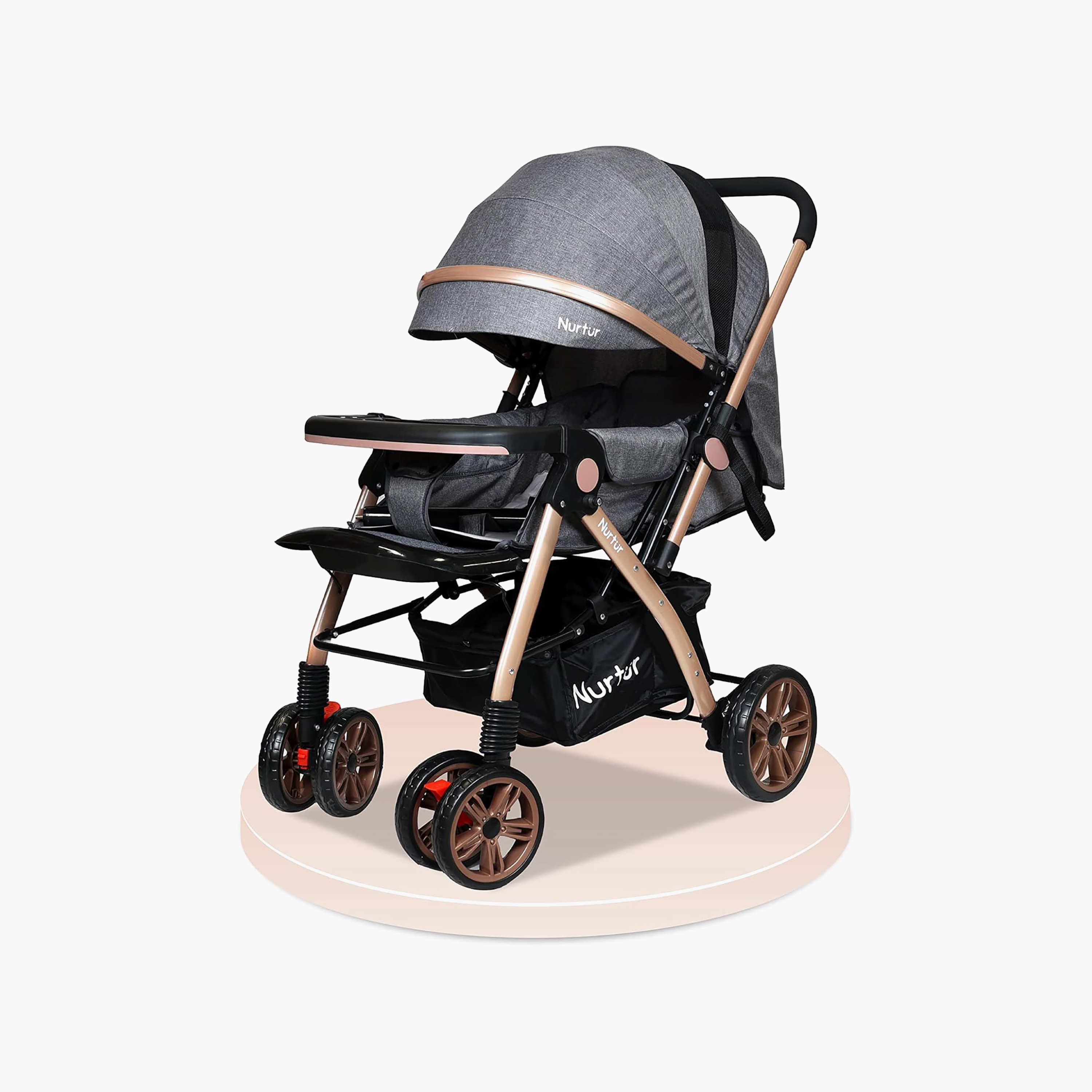 عربة أطفال للسفر بمقبض قابل للعكس من نورتور-baby-gear-strollersandprams-strollers-image-6