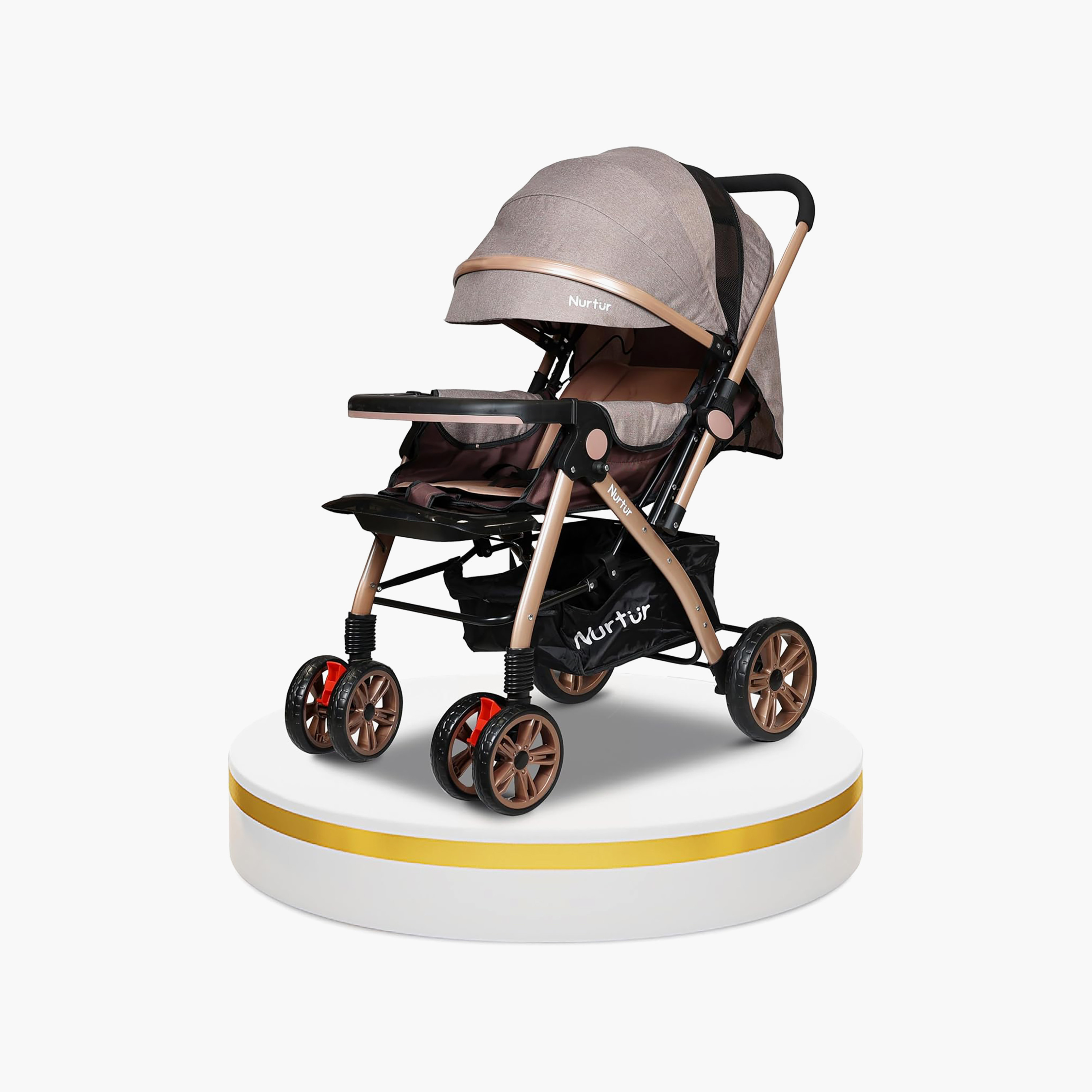 Nurtur Lightweight Travel Stroller with Reversible Handle-baby-gear-strollersandprams-strollers-image-1