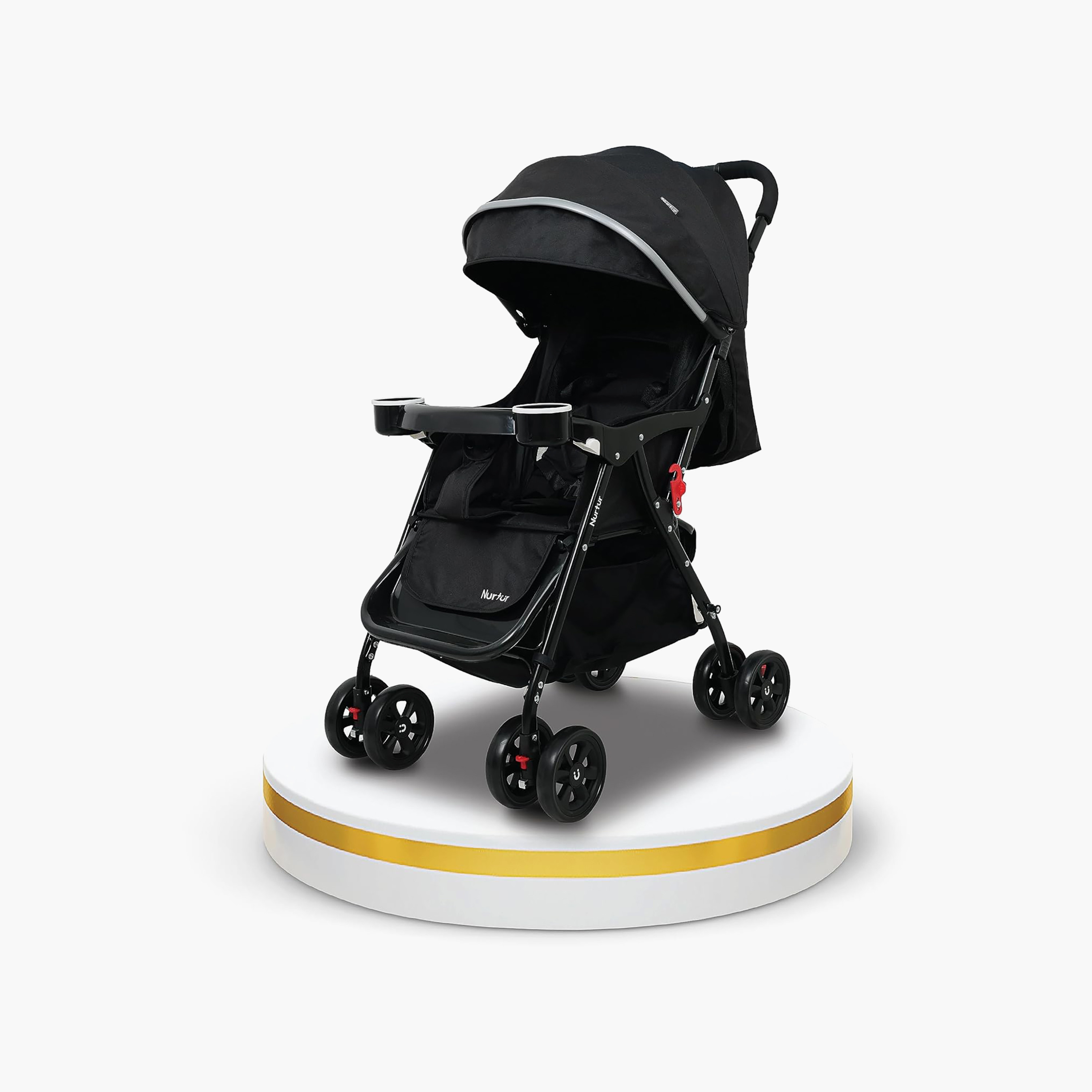 عربة أطفال قابلة للتعديل بالكامل مع مع صينية طعام قابلة للإزالة من نورتور-baby-gear-strollersandprams-strollers-image-2