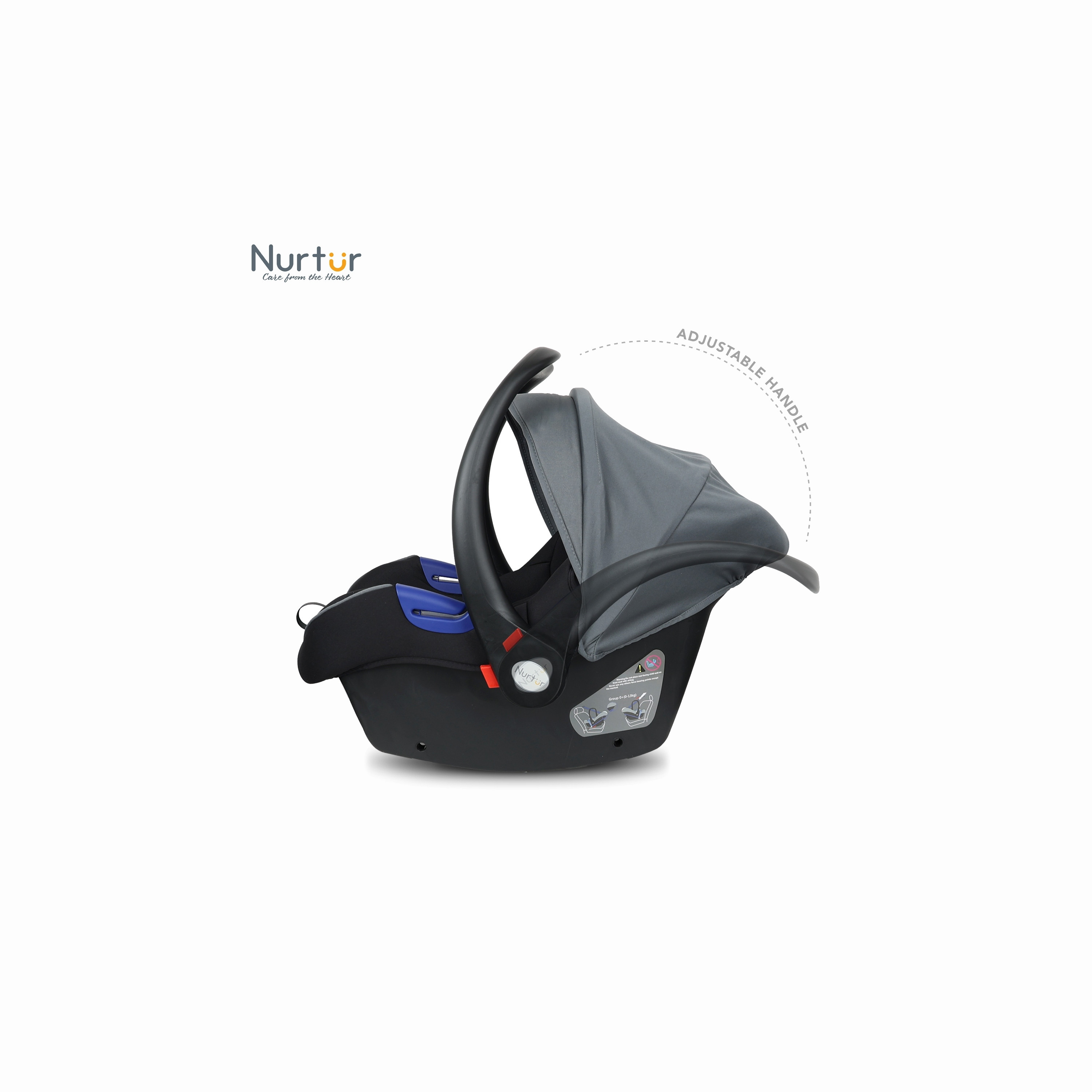 Nurtur Nemo Infant Car Seat with Side Impact Protection, Rear Facing and Seat Belt System-baby-gear-carseats-image-9