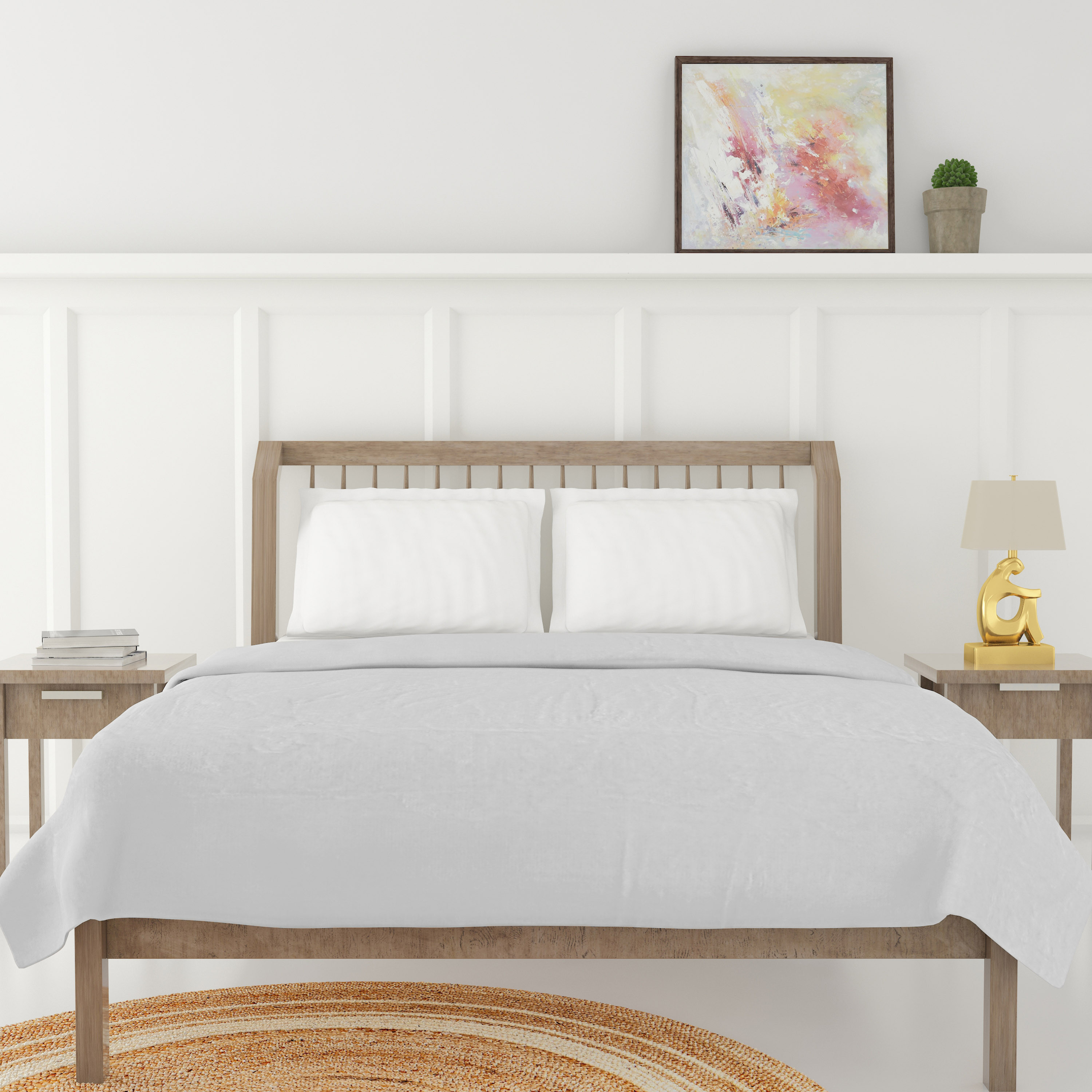 Luxury Plush Flannel Blanket - 150x200 cm-household-cushionsandthrows-throwsandblankets-blankets-image-1