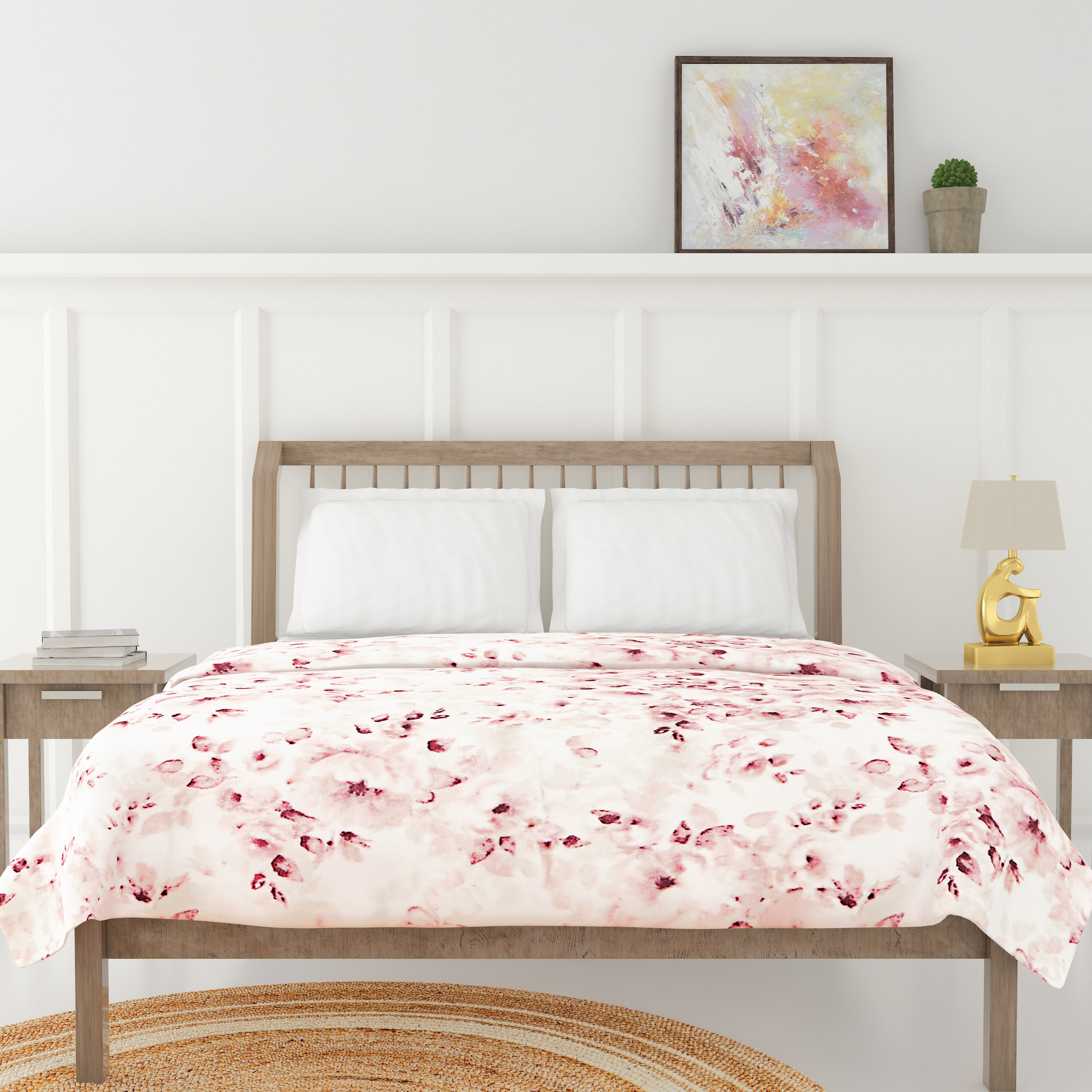 Luxury 240 GSM Soft Plush Flannel Blanket - 150x200 cms-household-cushionsandthrows-throwsandblankets-blankets-image-1