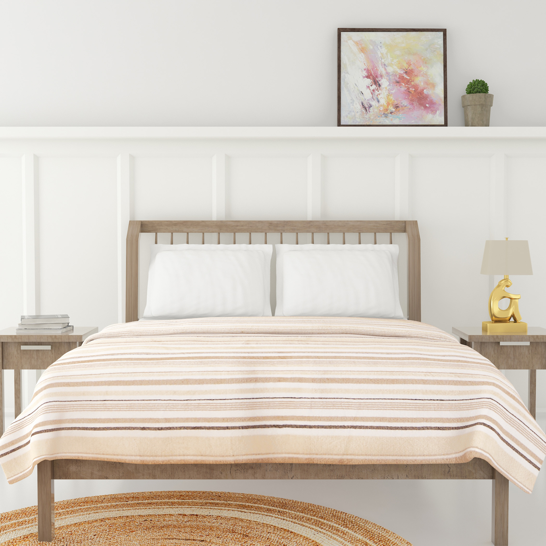 Luxury Soft Plush Flannel Blanket - 150x200 cm-household-cushionsandthrows-throwsandblankets-blankets-image-1