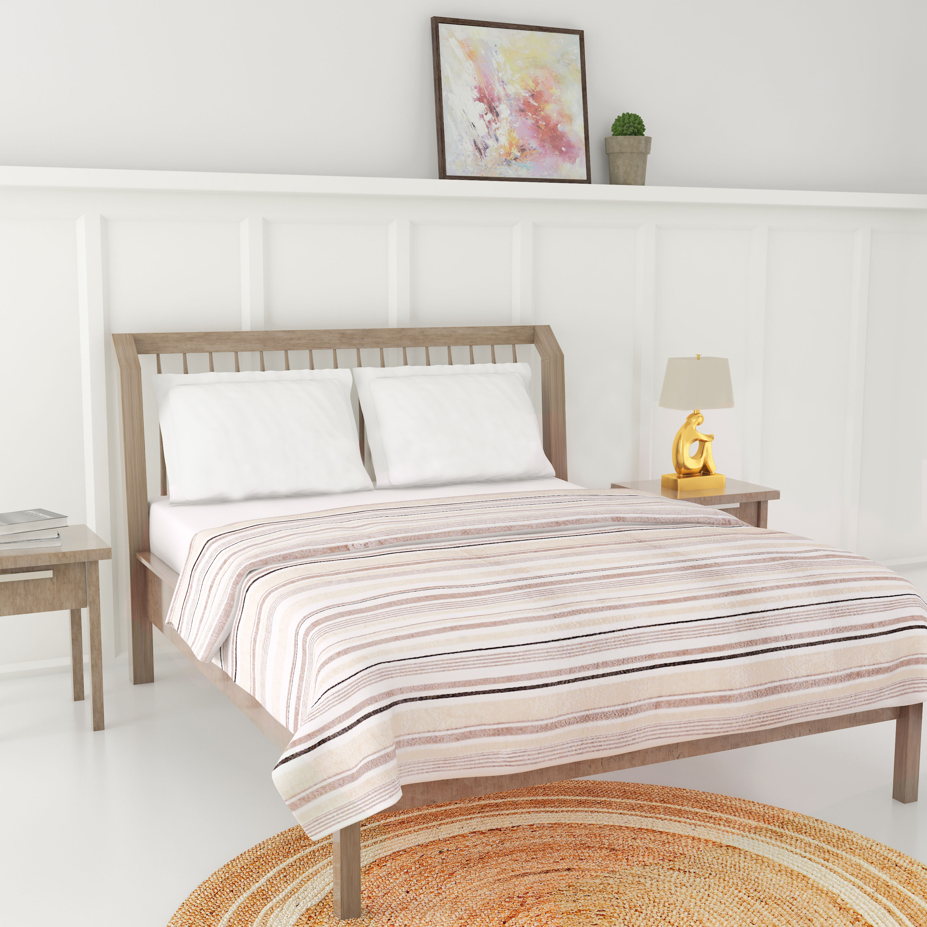 Luxury Soft Plush Flannel Blanket - 200x200 cm-household-bedding-blankets-image-2