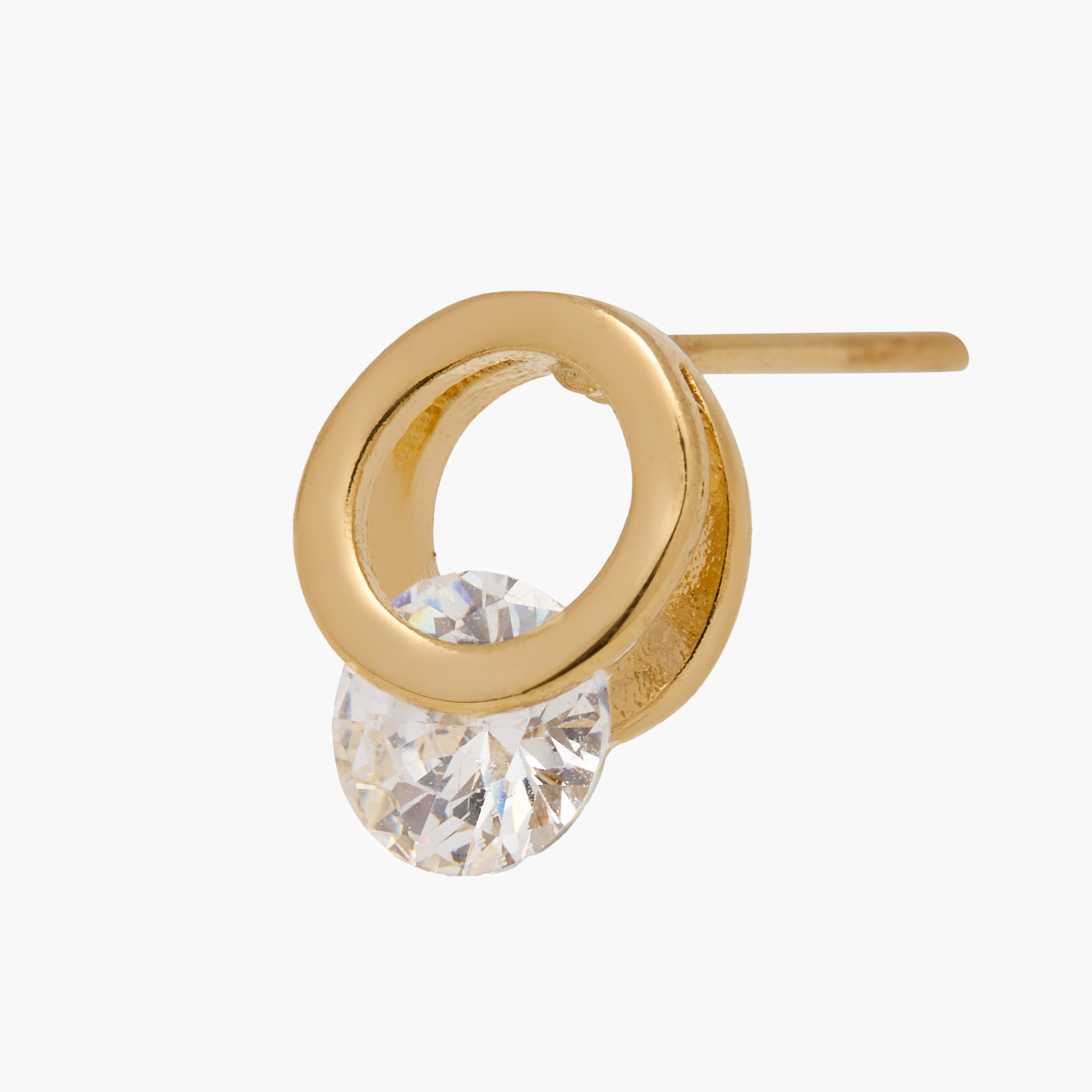 Stone Embellished Stud Earrings with Pushback Closure - Set of 3-women-watchesandjewellery-jewellery-earrings-image-7